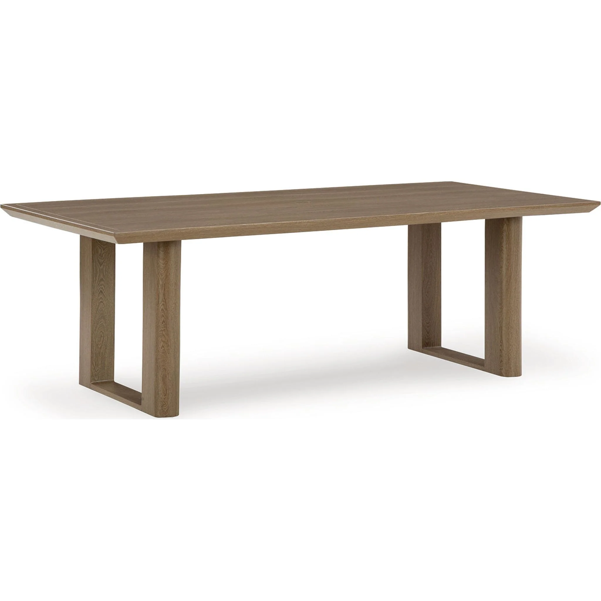Serene Bay Outdoor Dining Table - Dark Brown - Image 6