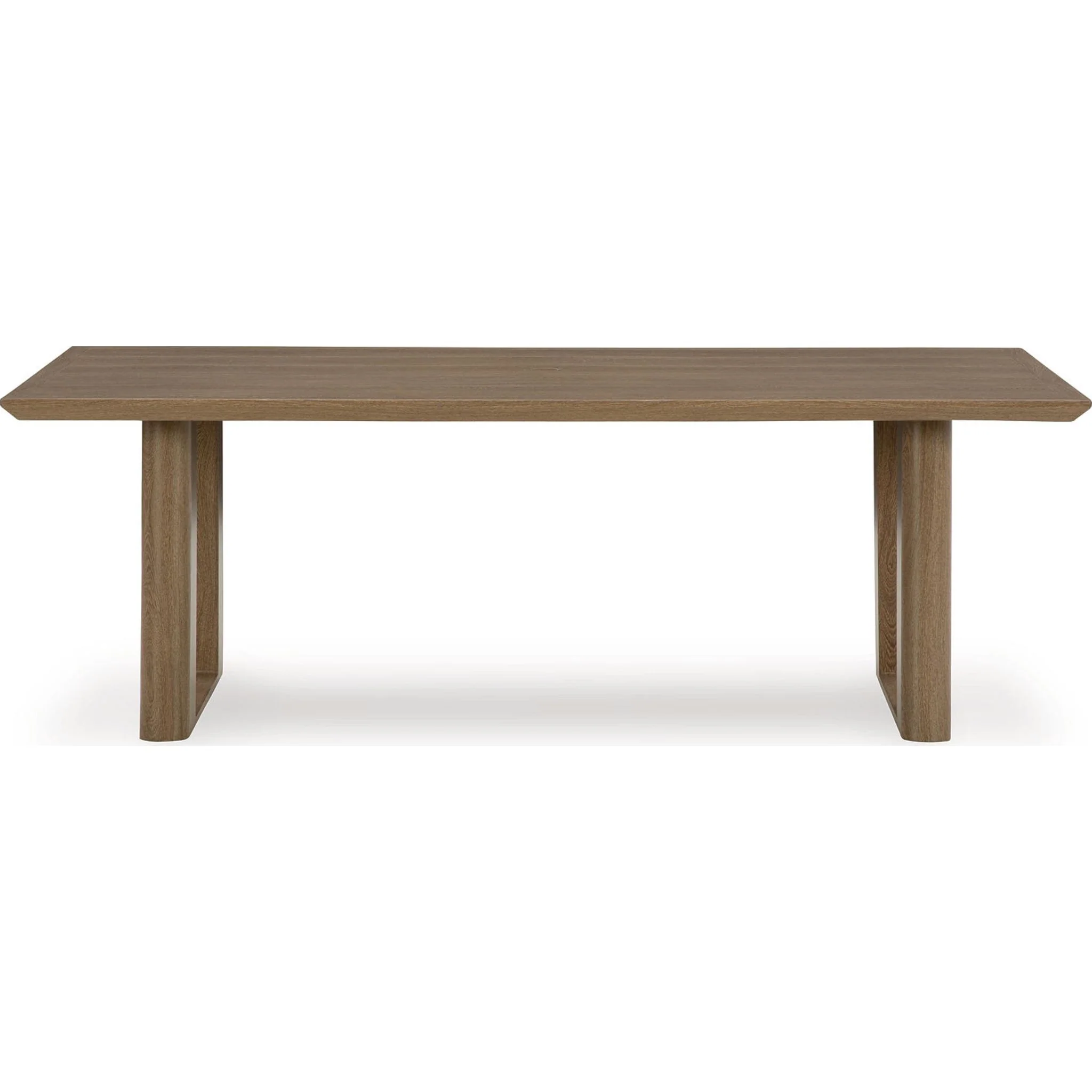 Serene Bay Outdoor Dining Table - Dark Brown - Image 9