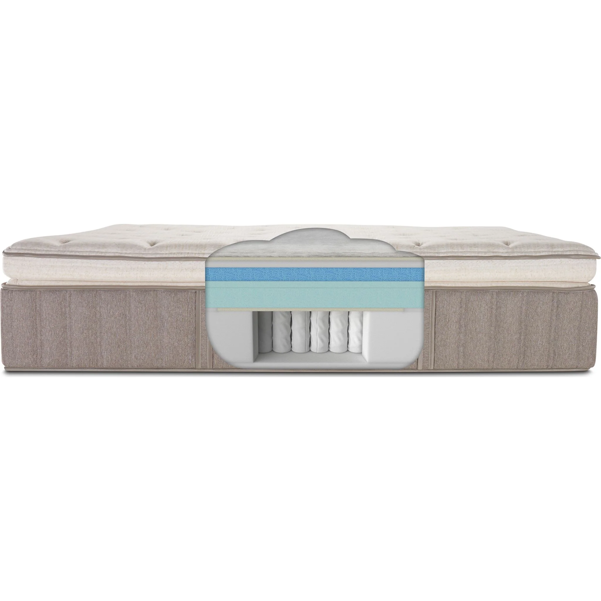 Serta Fresh Collective 16" Teak Super Pillow Top Plush Mattress - Image 3