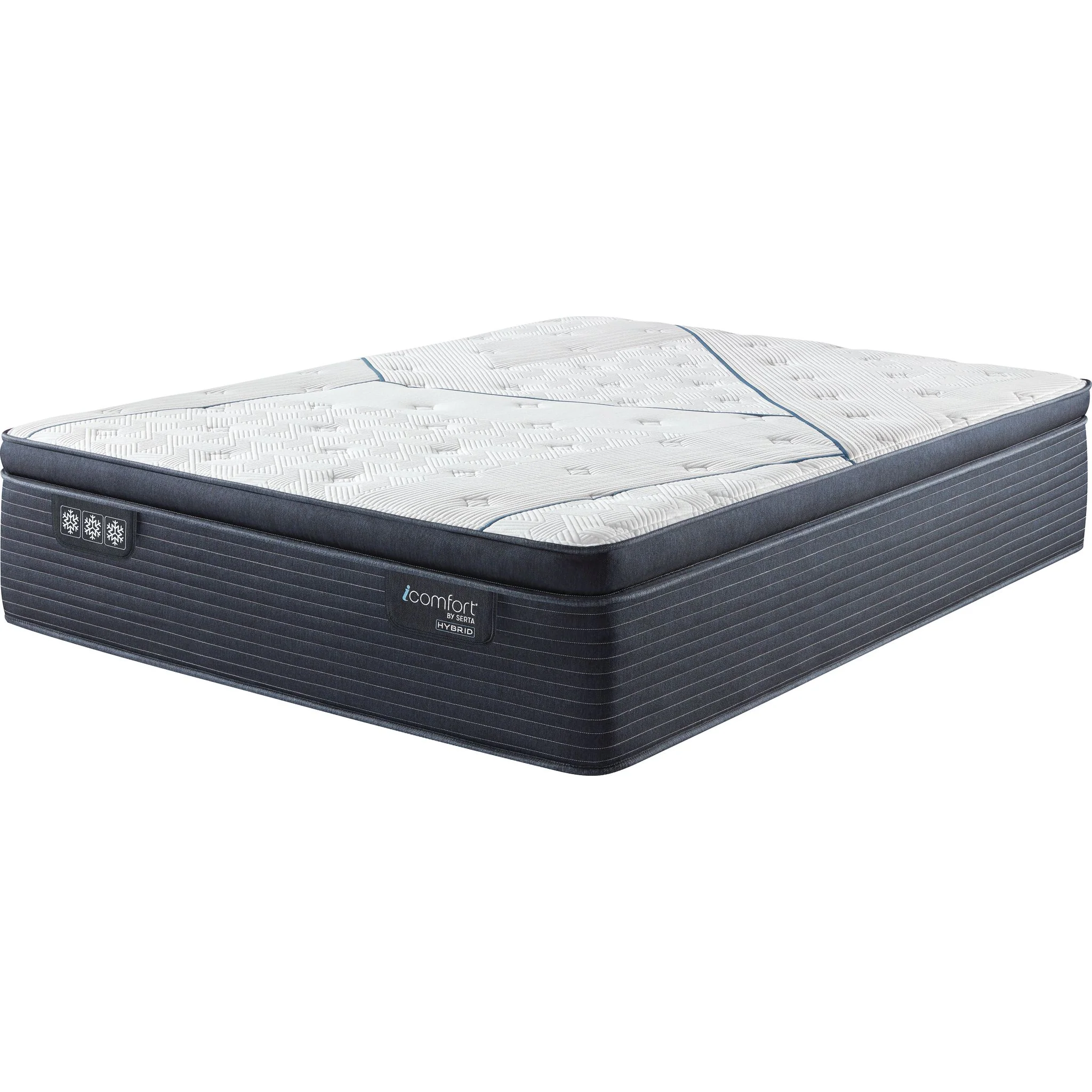 Serta iComfort 3 Snowflake 15" Plush Quilted Hybrid Mattress - Image 2