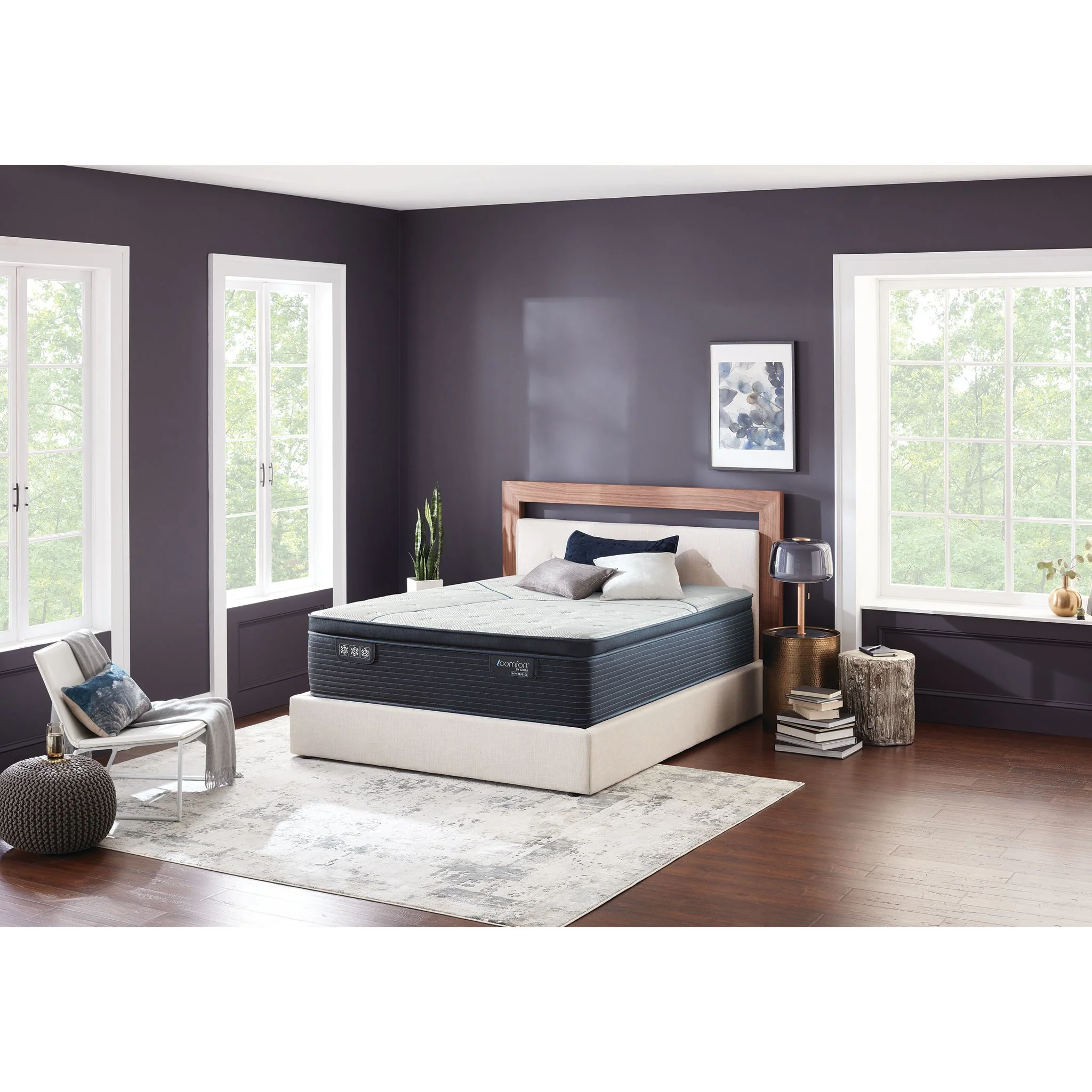 Serta iComfort 3 Snowflake 15" Plush Quilted Hybrid Mattress - Image 4