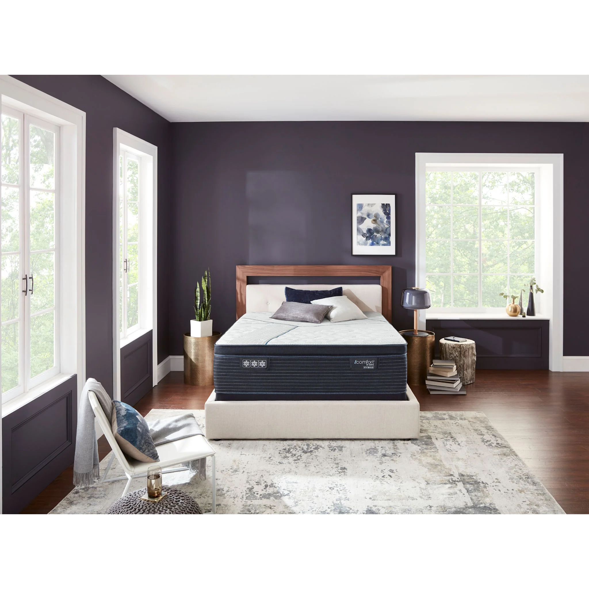 Serta iComfort 3 Snowflake 15" Plush Quilted Hybrid Mattress - Image 5