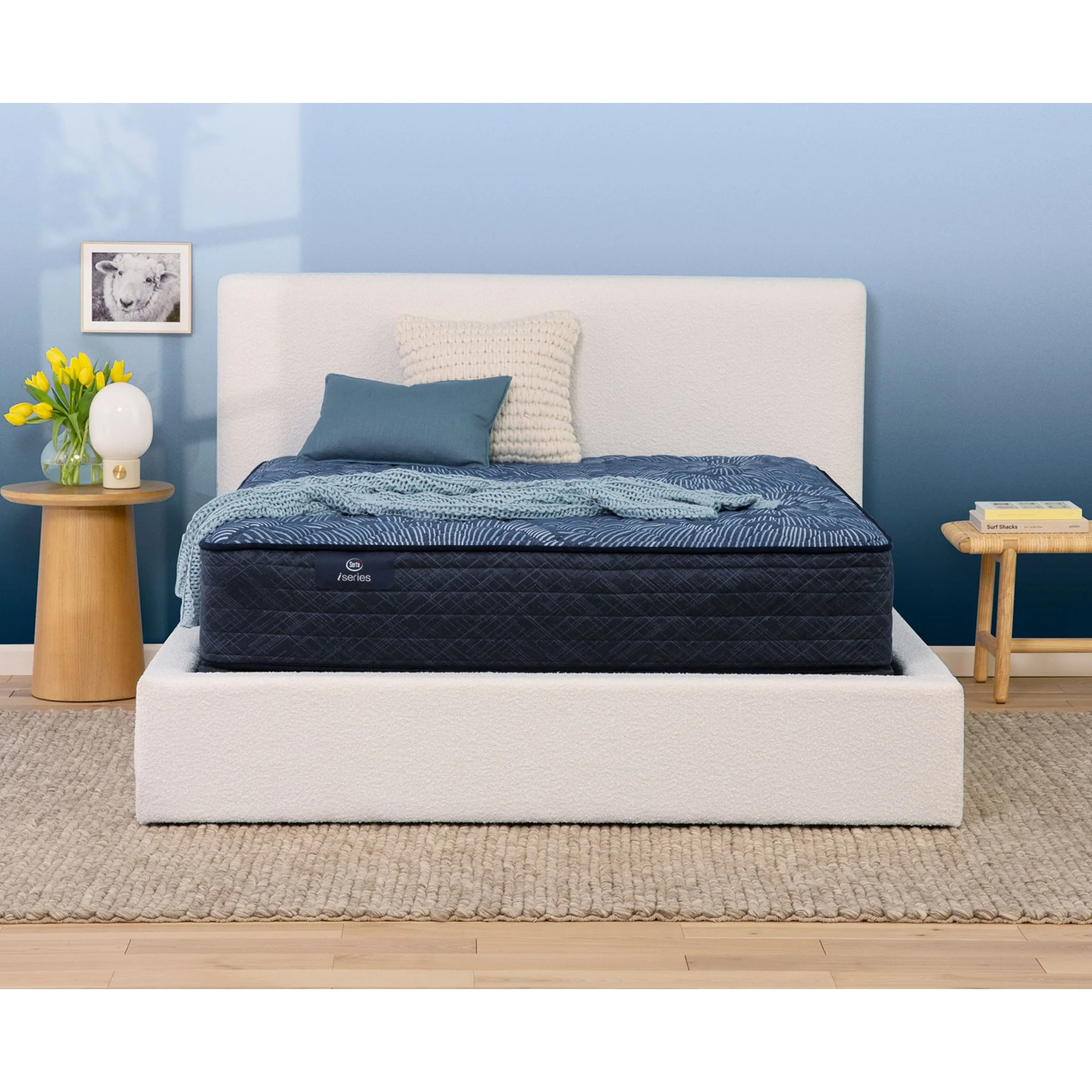 Serta iSeries Water Lilies Firm Tight Top Mattress - Image 3
