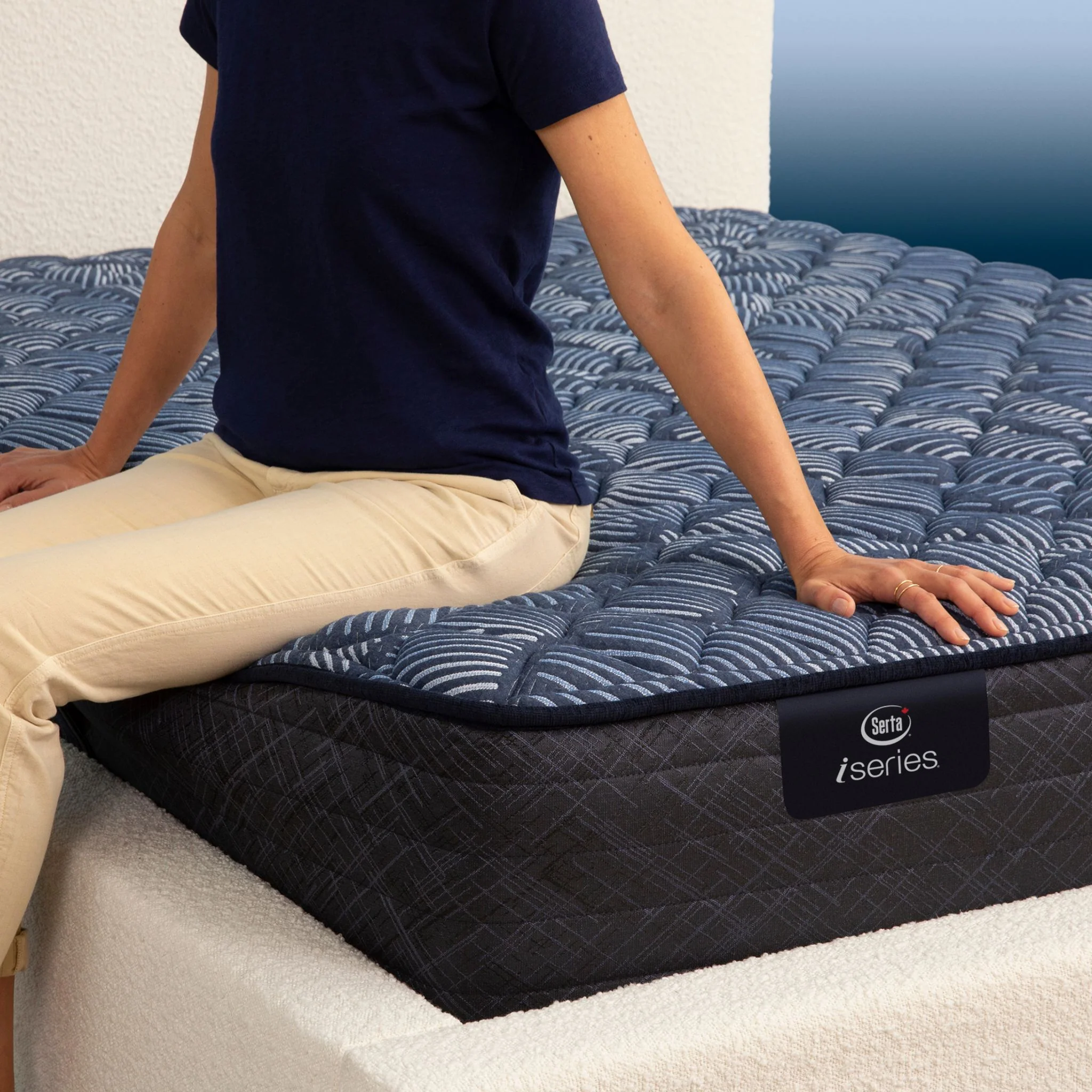 Serta iSeries Water Lilies Firm Tight Top Mattress - Image 4