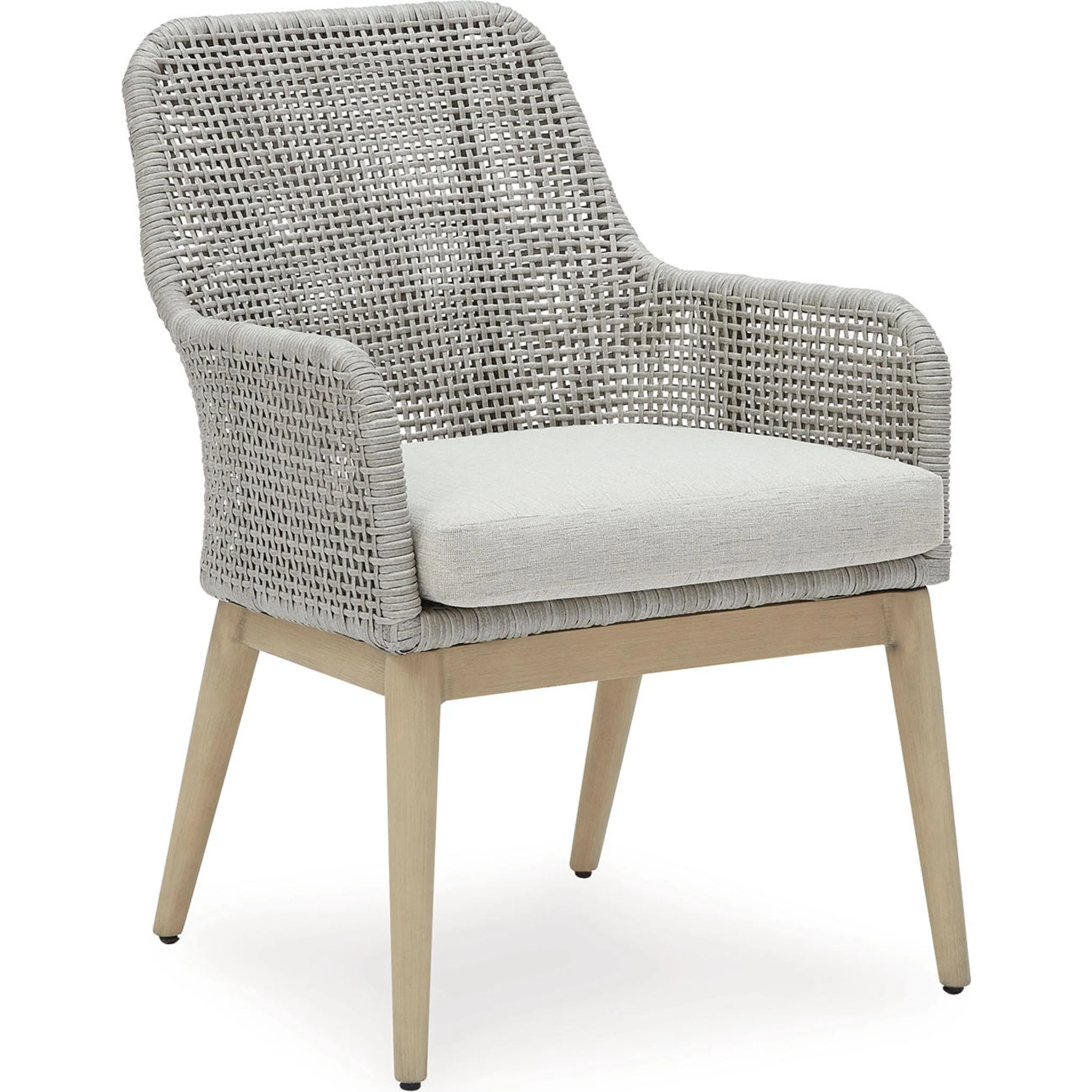 Seton Creek Outdoor Arm Chair (set of 2) - Gray - Image 13