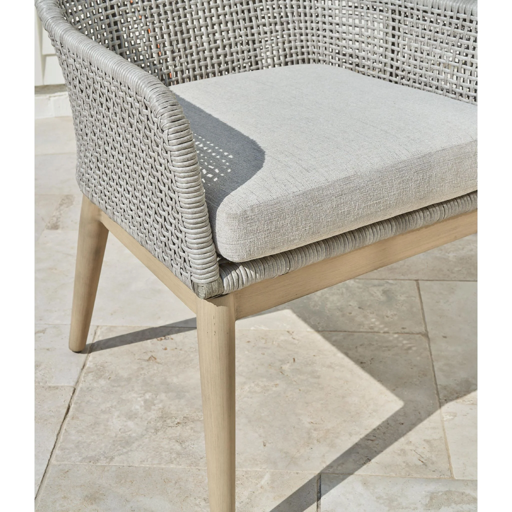 Seton Creek Outdoor Arm Chair (set of 2) - Gray - Image 15