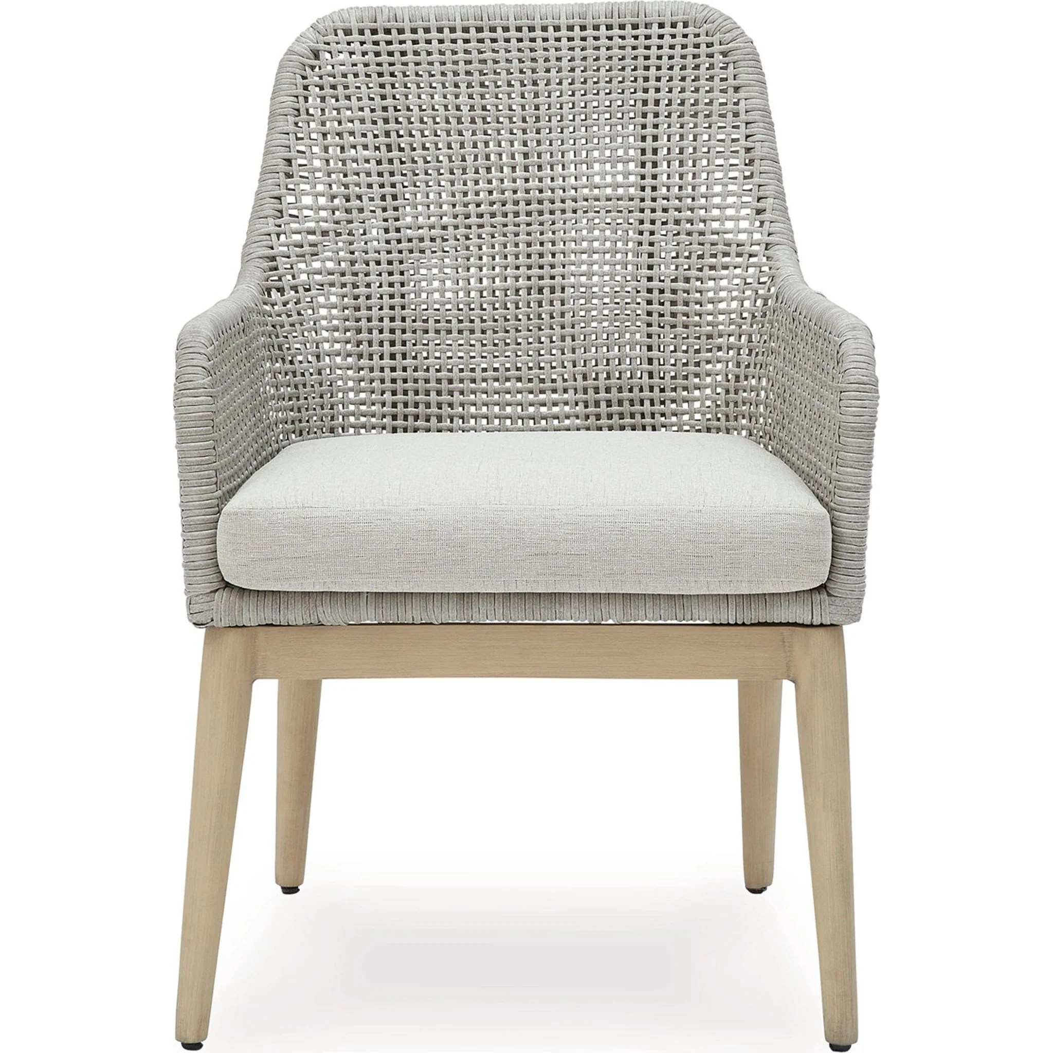 Seton Creek Outdoor Arm Chair (set of 2) - Gray - Image 17
