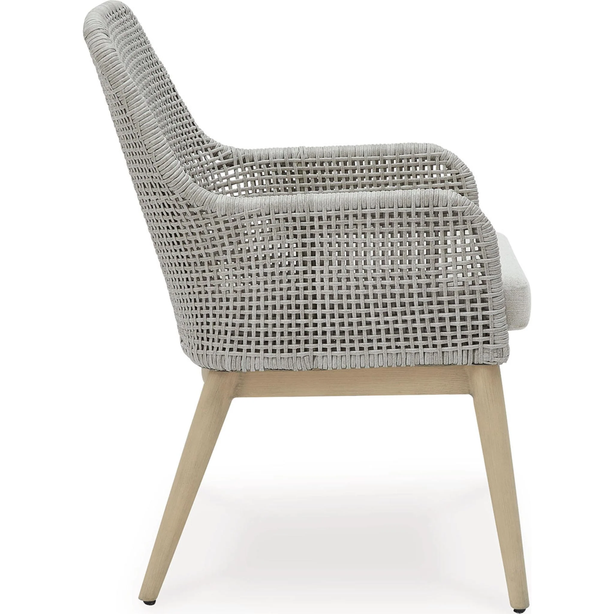 Seton Creek Outdoor Arm Chair (set of 2) - Gray - Image 18