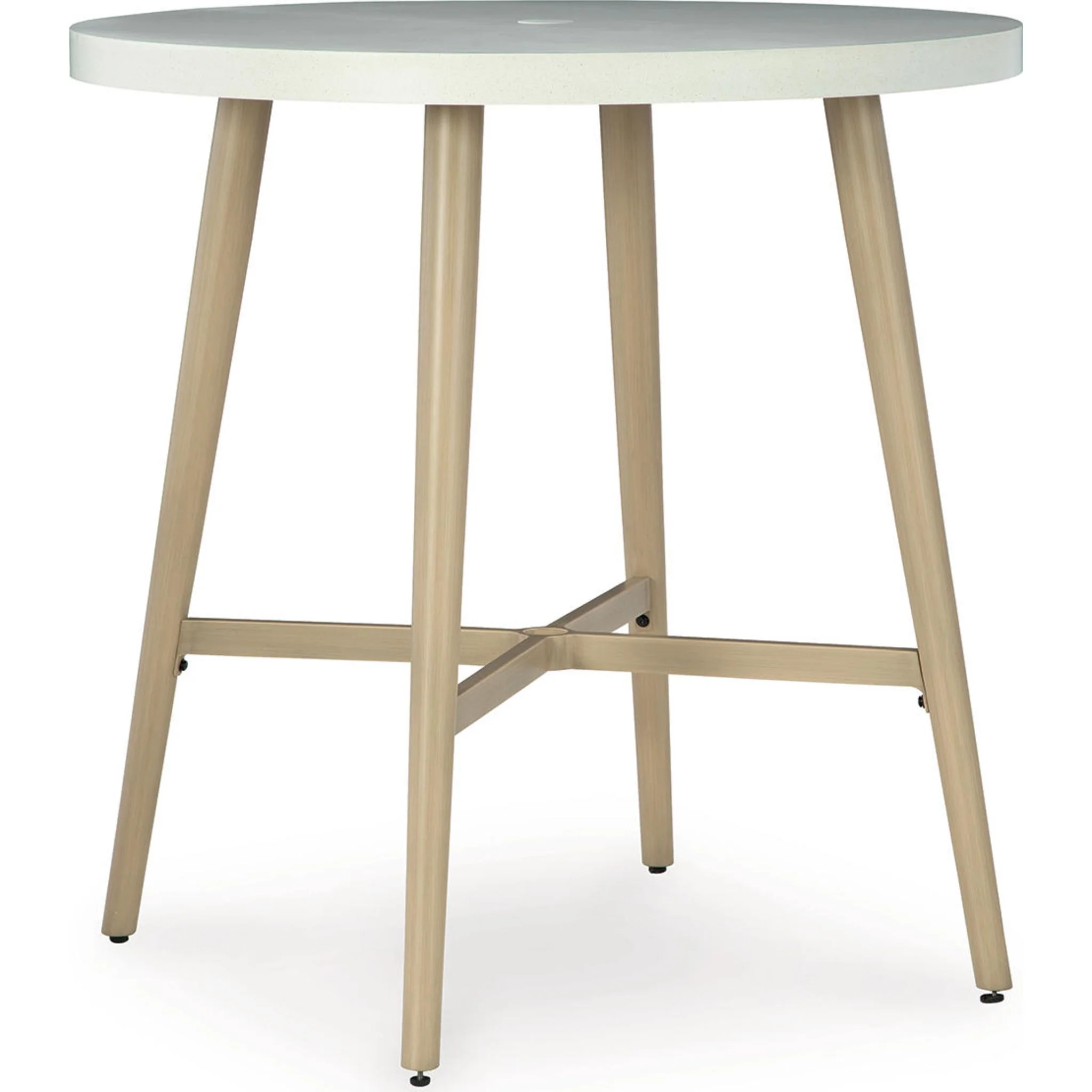 Seton Creek Outdoor Bar Table - Beige
