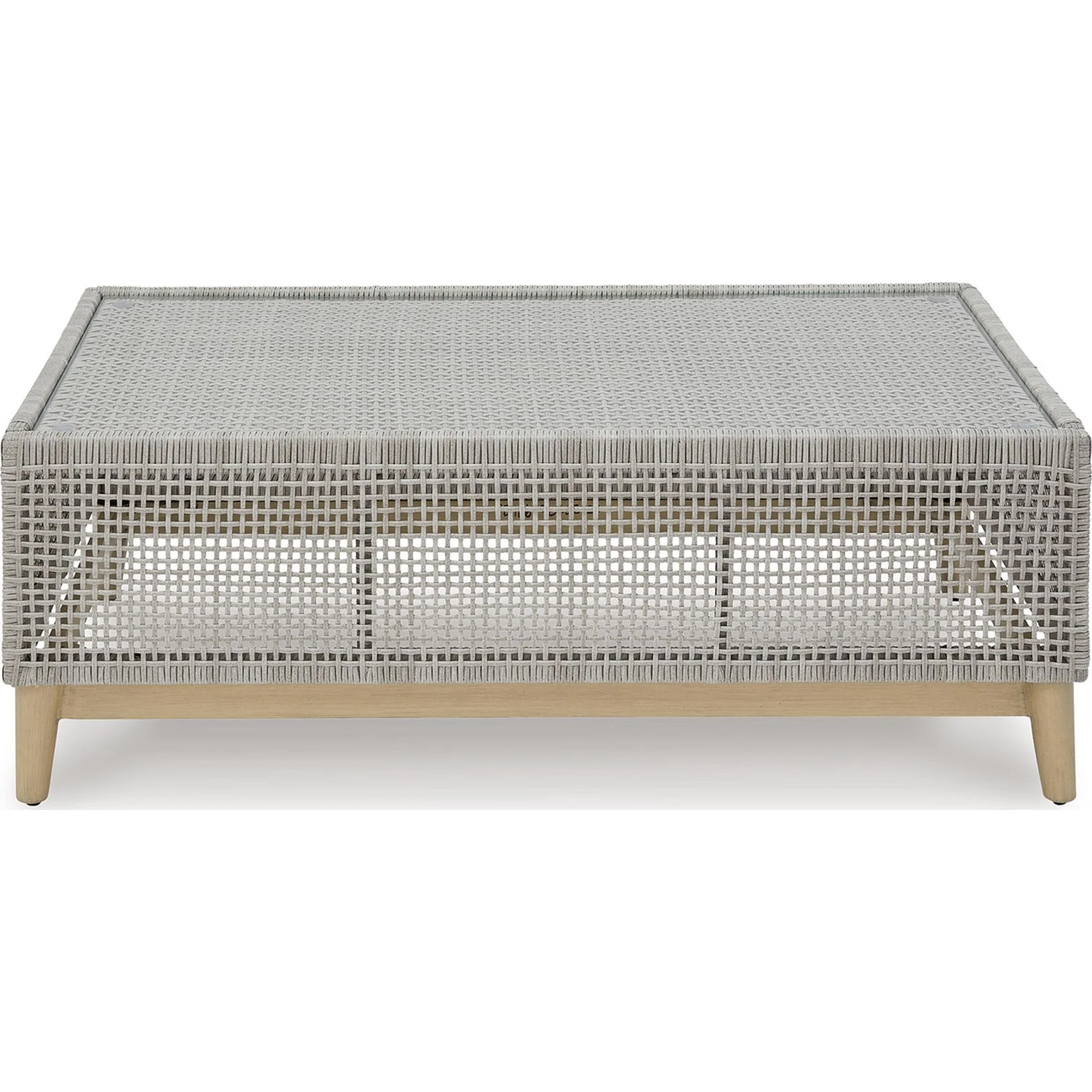 Seton Creek Outdoor Coffee Table - Gray - Image 21