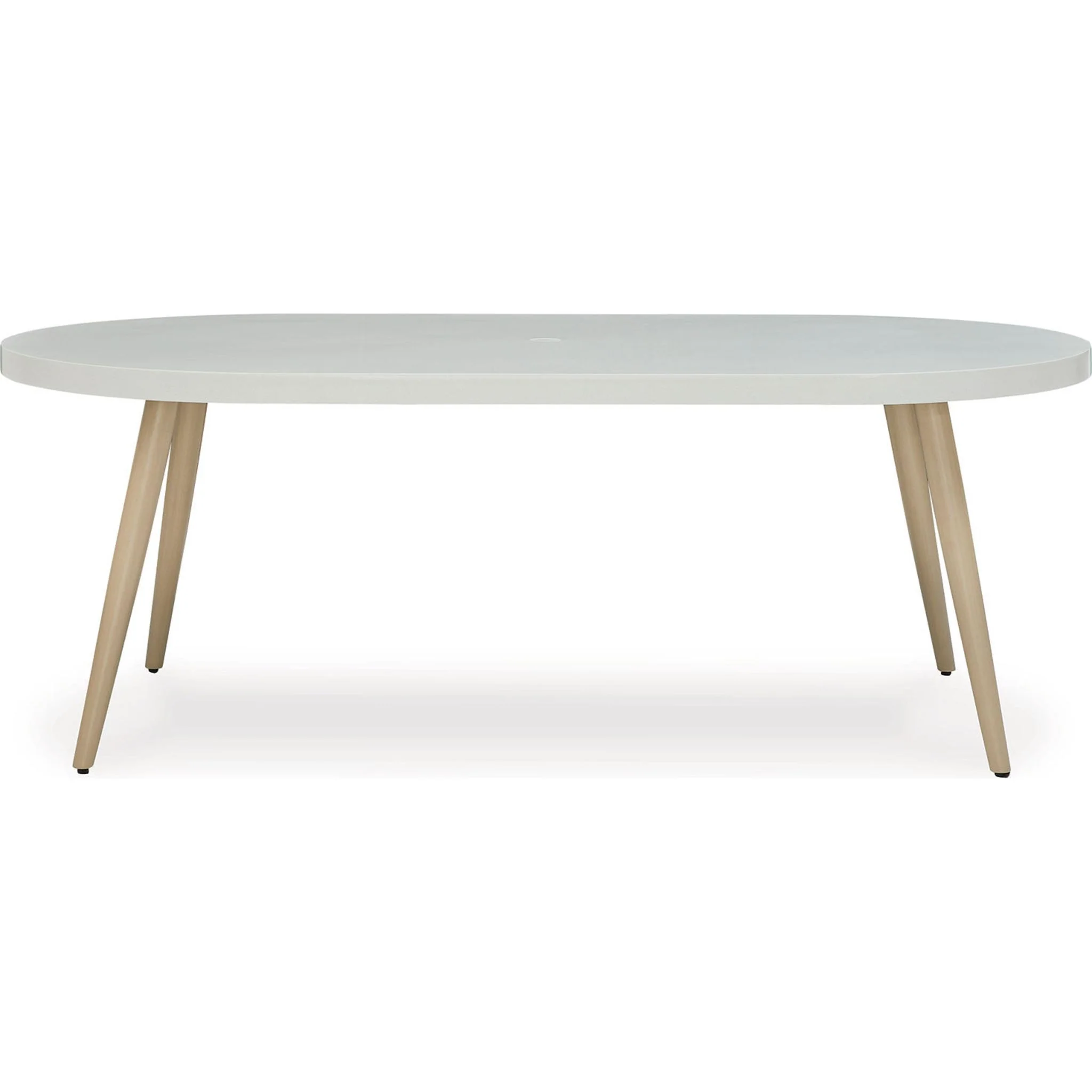 Seton Creek Outdoor Dining Table - White - Image 33