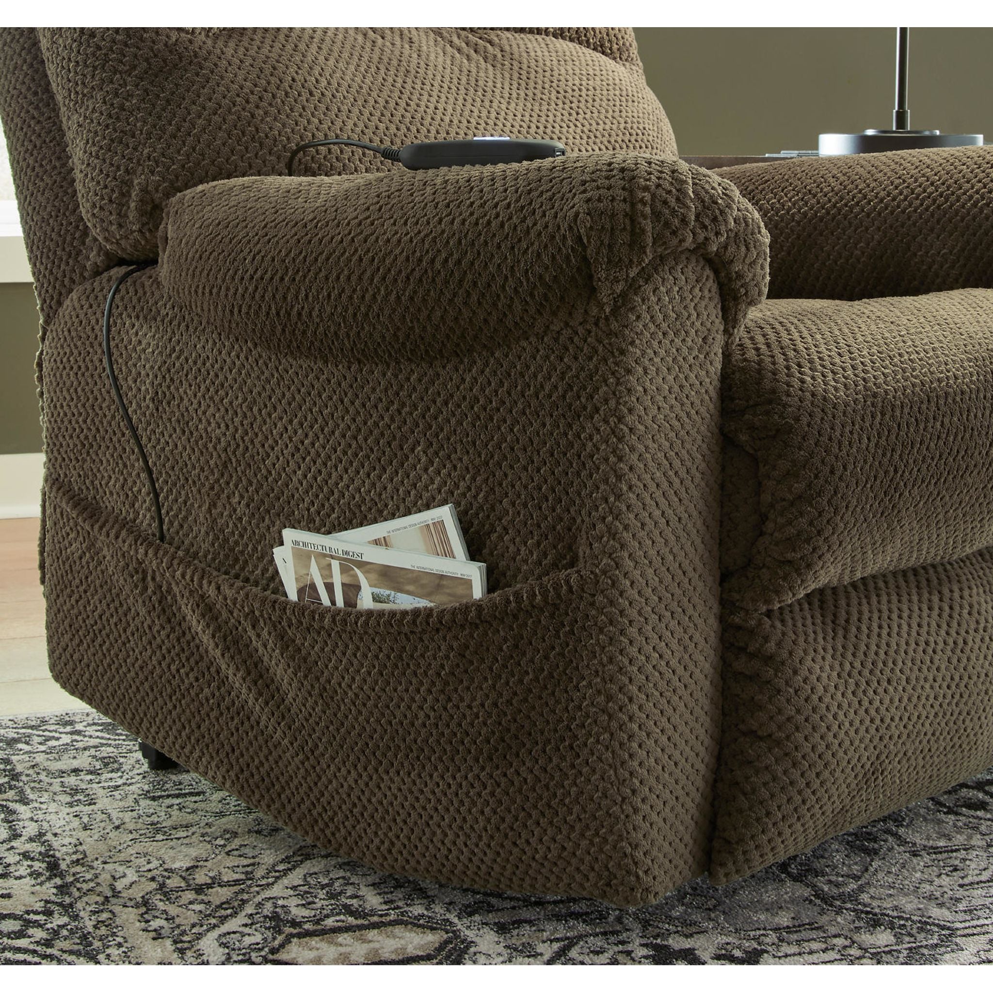 Shadowboxer Power Lift Recliner - Chocolate - Image 10