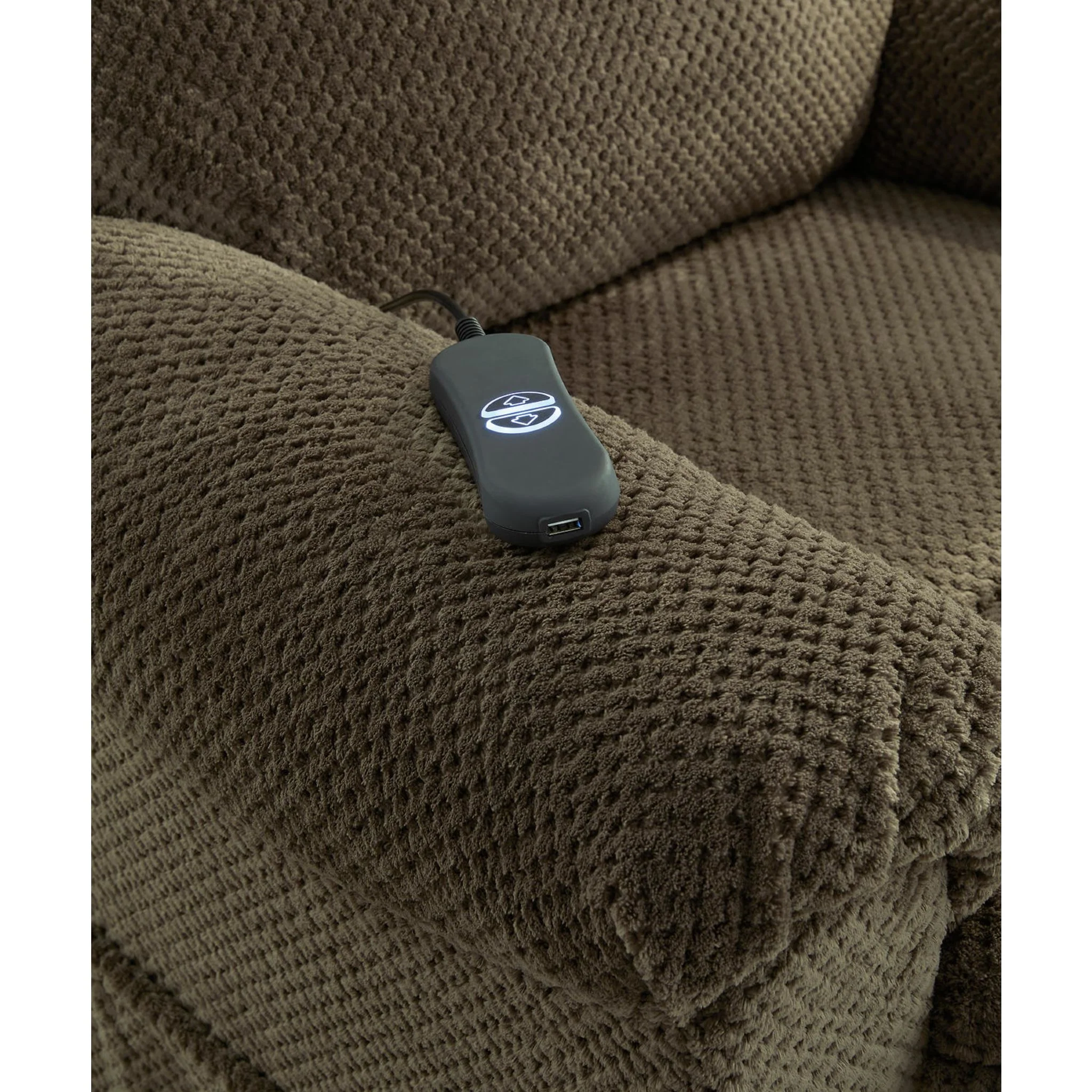 Shadowboxer Power Lift Recliner - Chocolate - Image 11