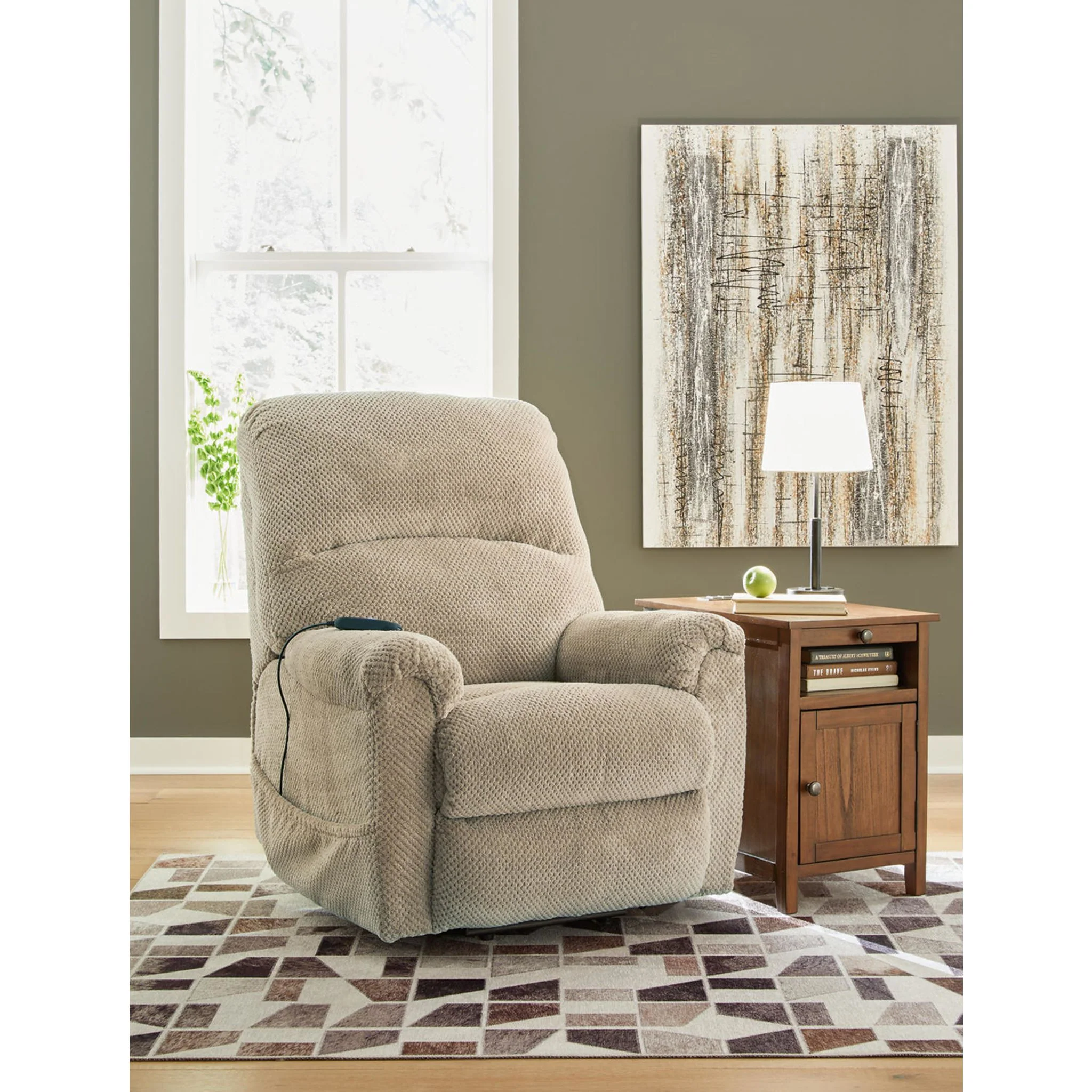 Shadowboxer Power Lift Recliner - Toast - Image 2