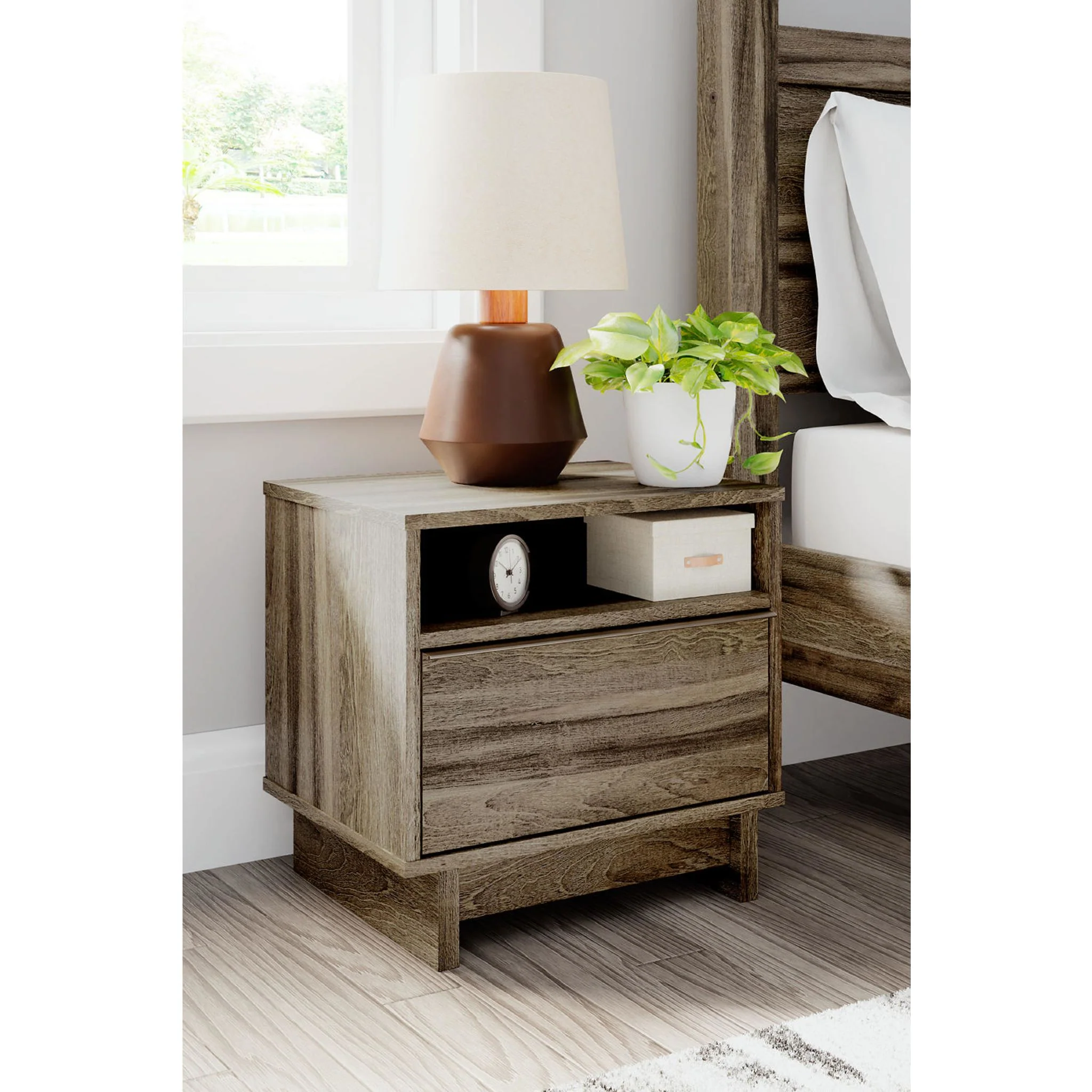 Shallifer Nightstand - Brown - Image 2