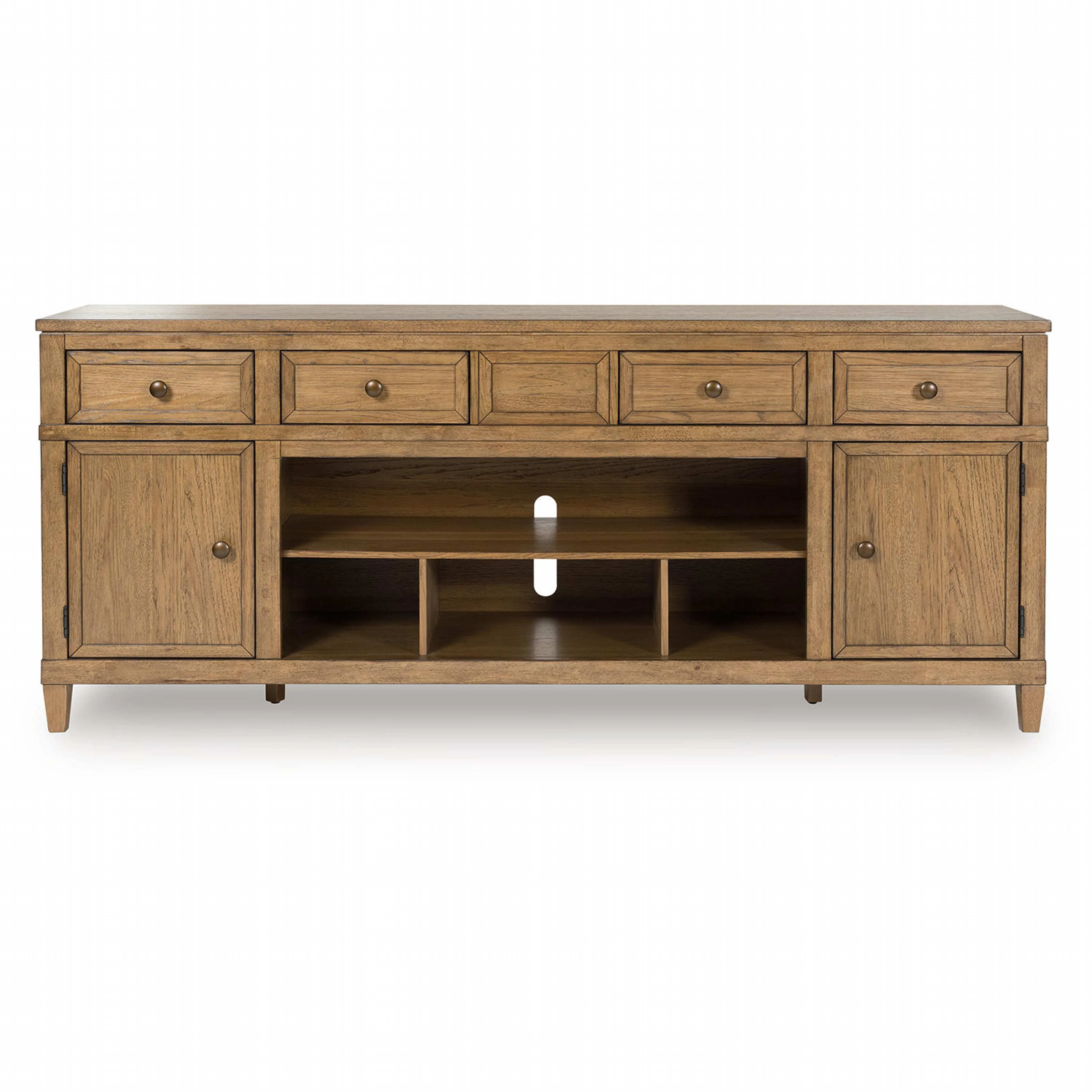 Sharlance TV Stand - Light Brown
