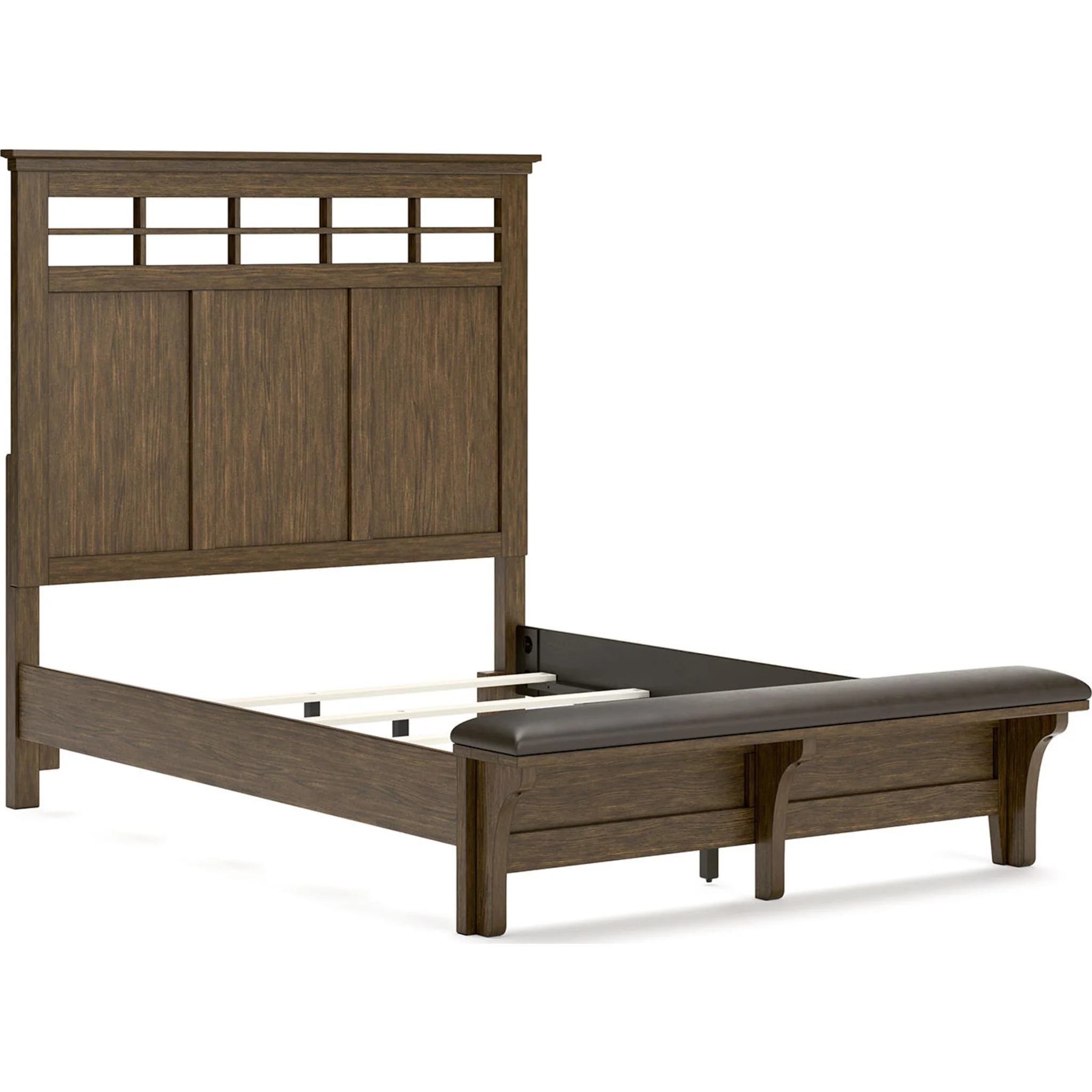 Shawbeck Panel Bed - Dark Brown - Image 3