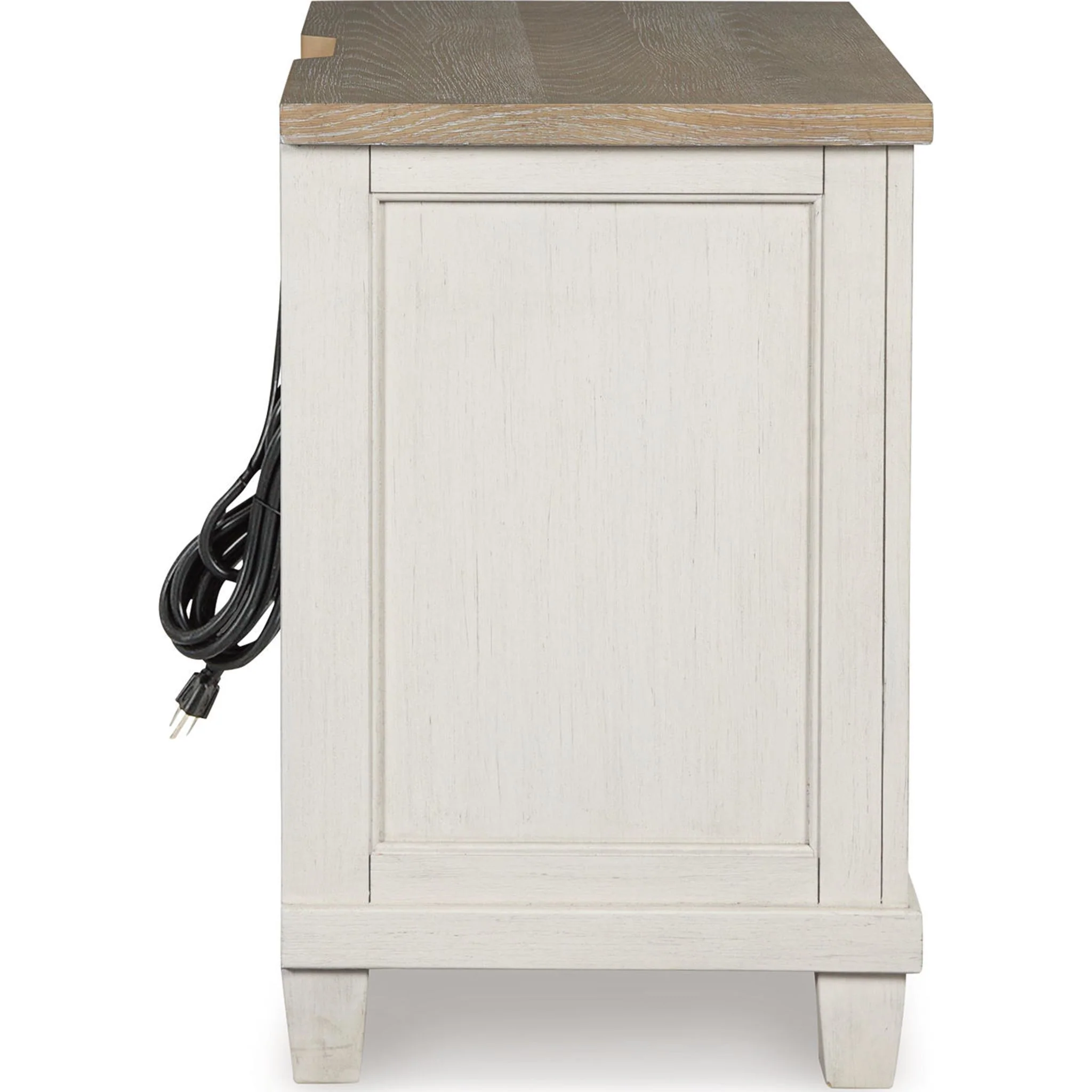 Shaybrock 6 Piece Panel Bedroom - Antique White - Image 28