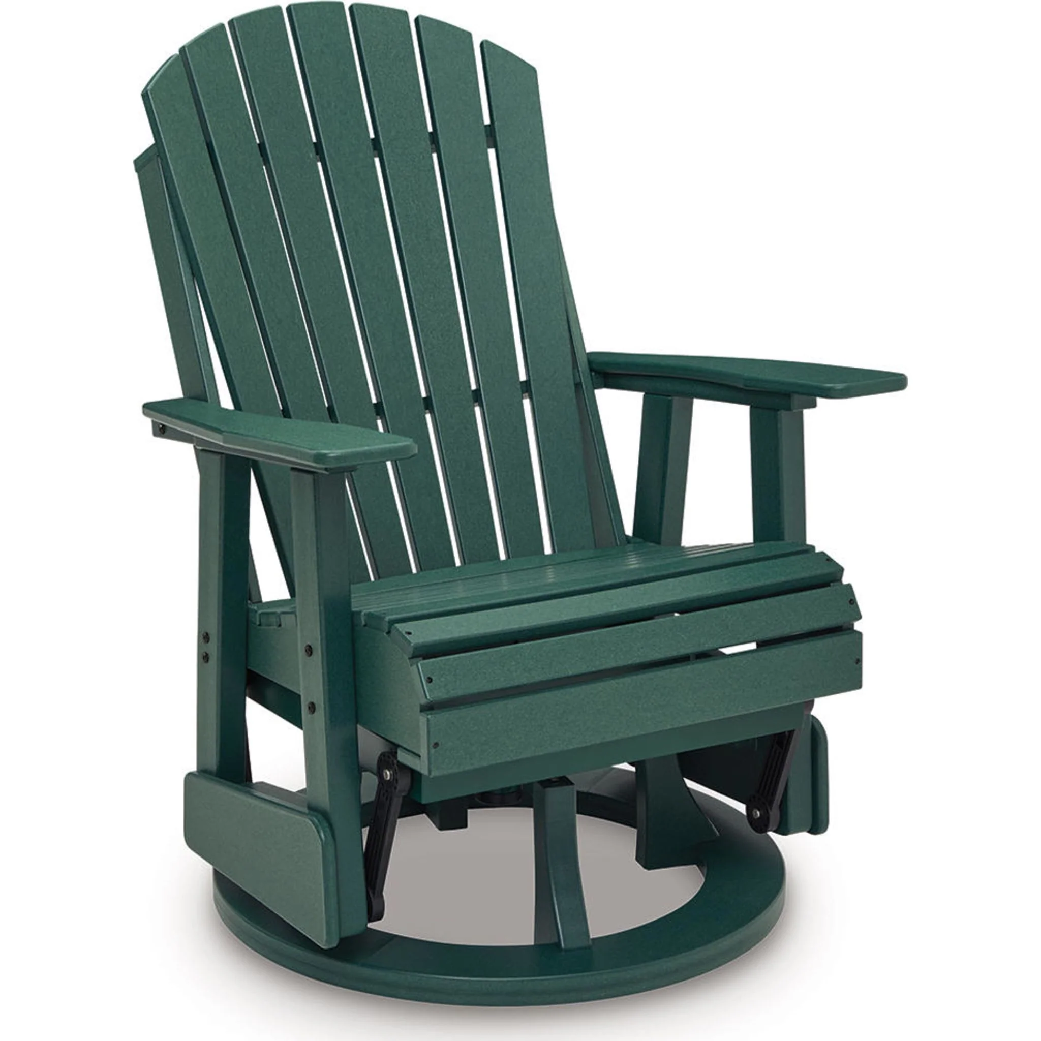 Shell Beach Outdoor Swivel Glider Chair - Green