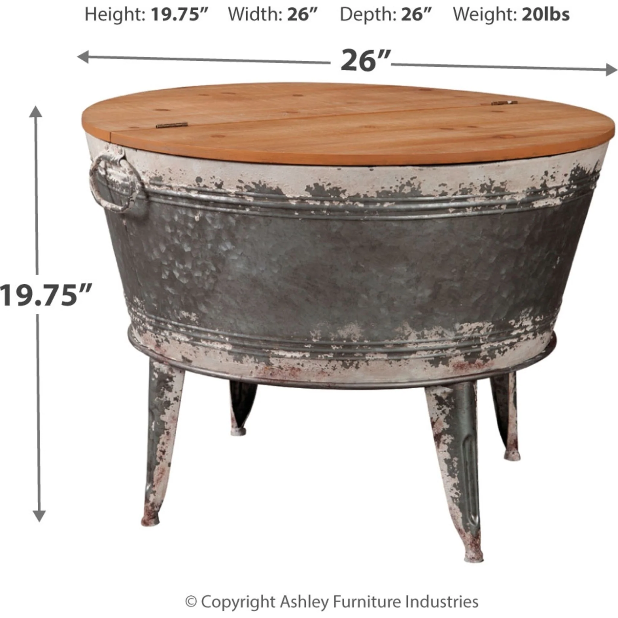 Shellmond Coffee Table - Two-tone - Image 3