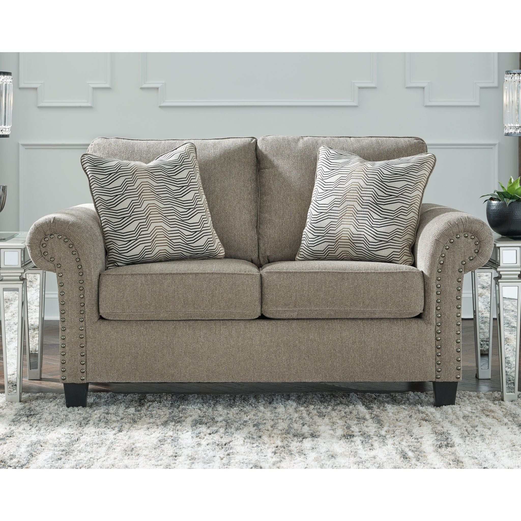 Shewsbury Loveseat - Pewter - Image 2