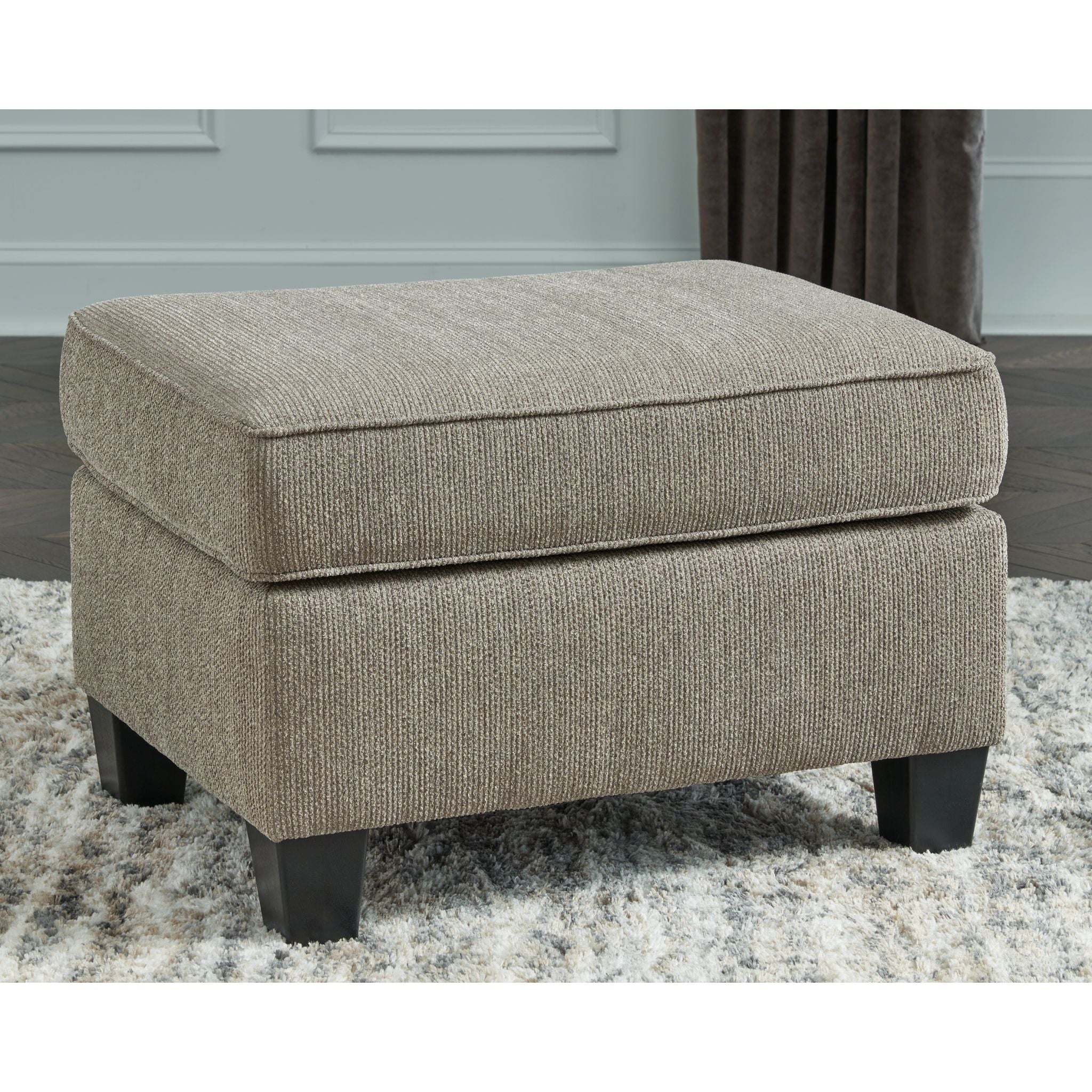 Shewsbury Ottoman - Pewter - Image 2