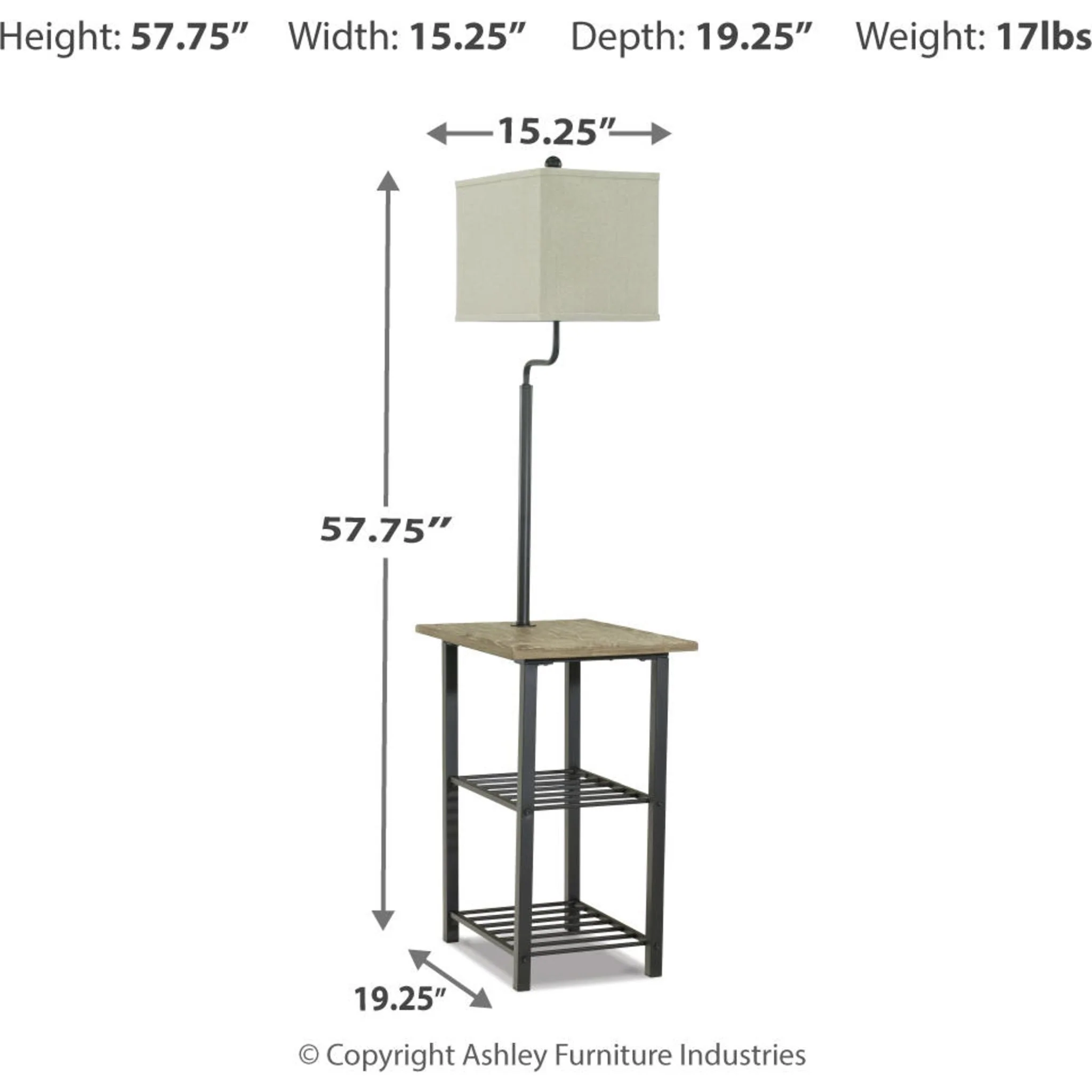 Shianne Floor Lamp 57.75" - Image 13