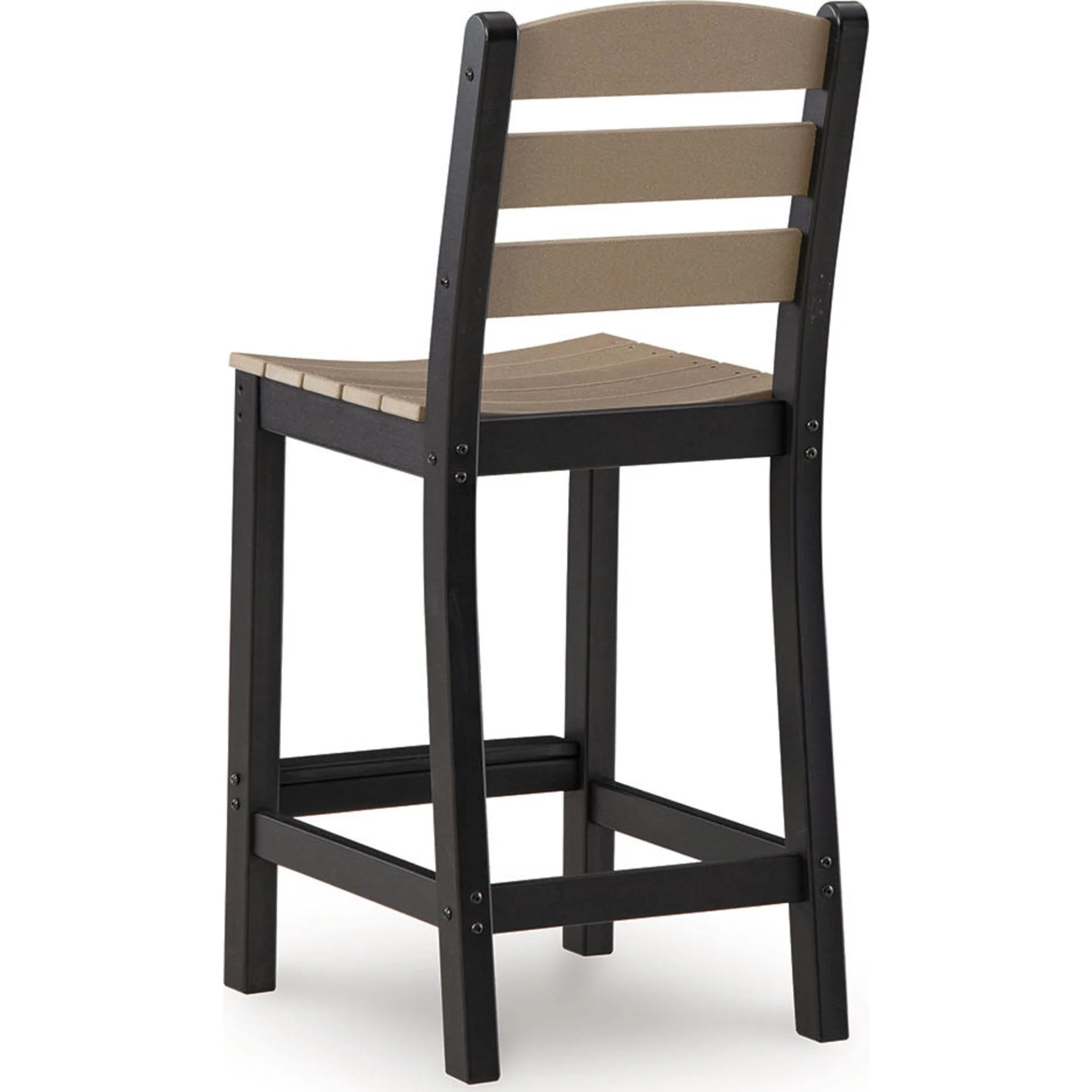 Shoreline Beach 3 Piece Outdoor Bar Set - Black/Beige - Image 8