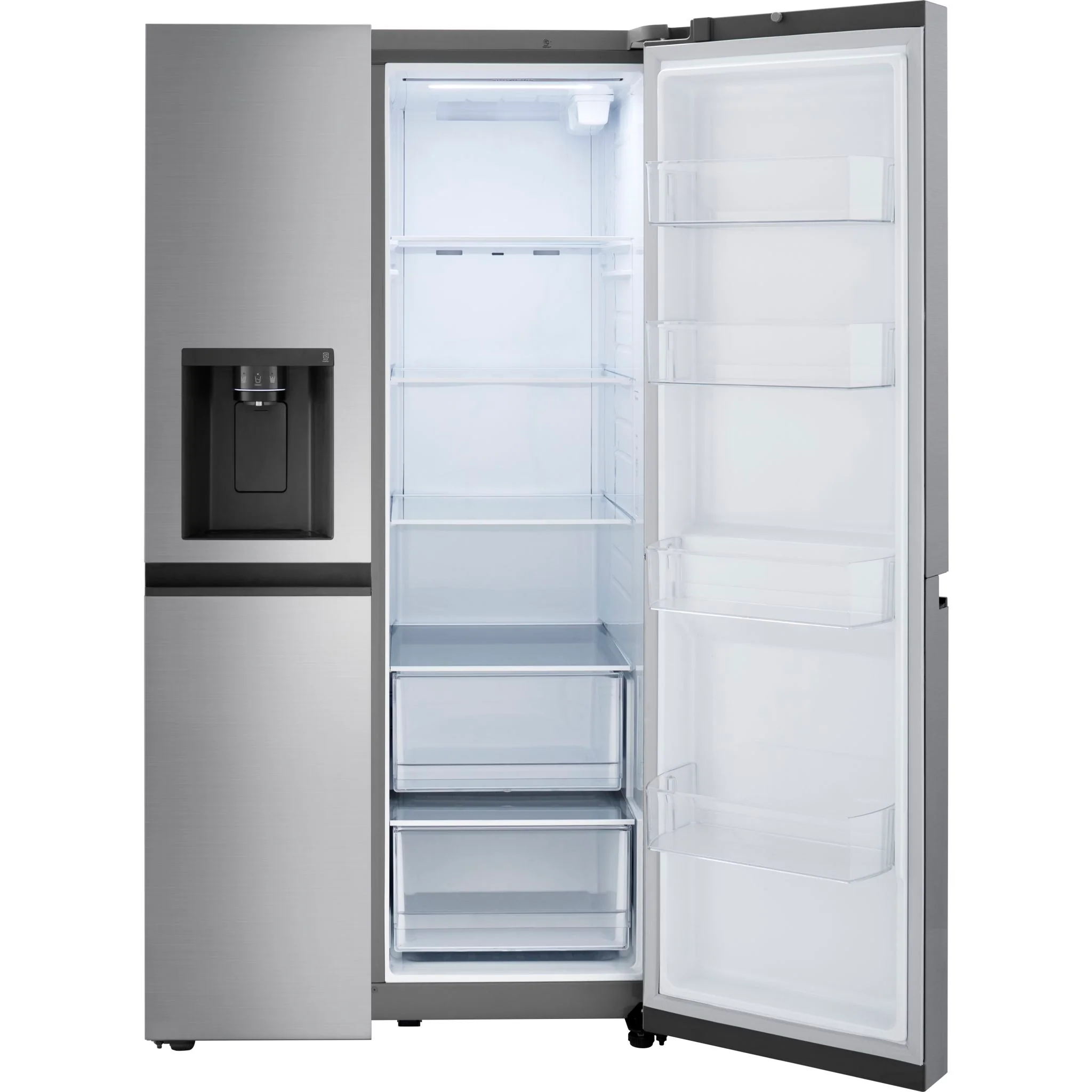 LG Side x Side Fridge (LRSXS2706V) - PLATINUM SILVER - Image 2