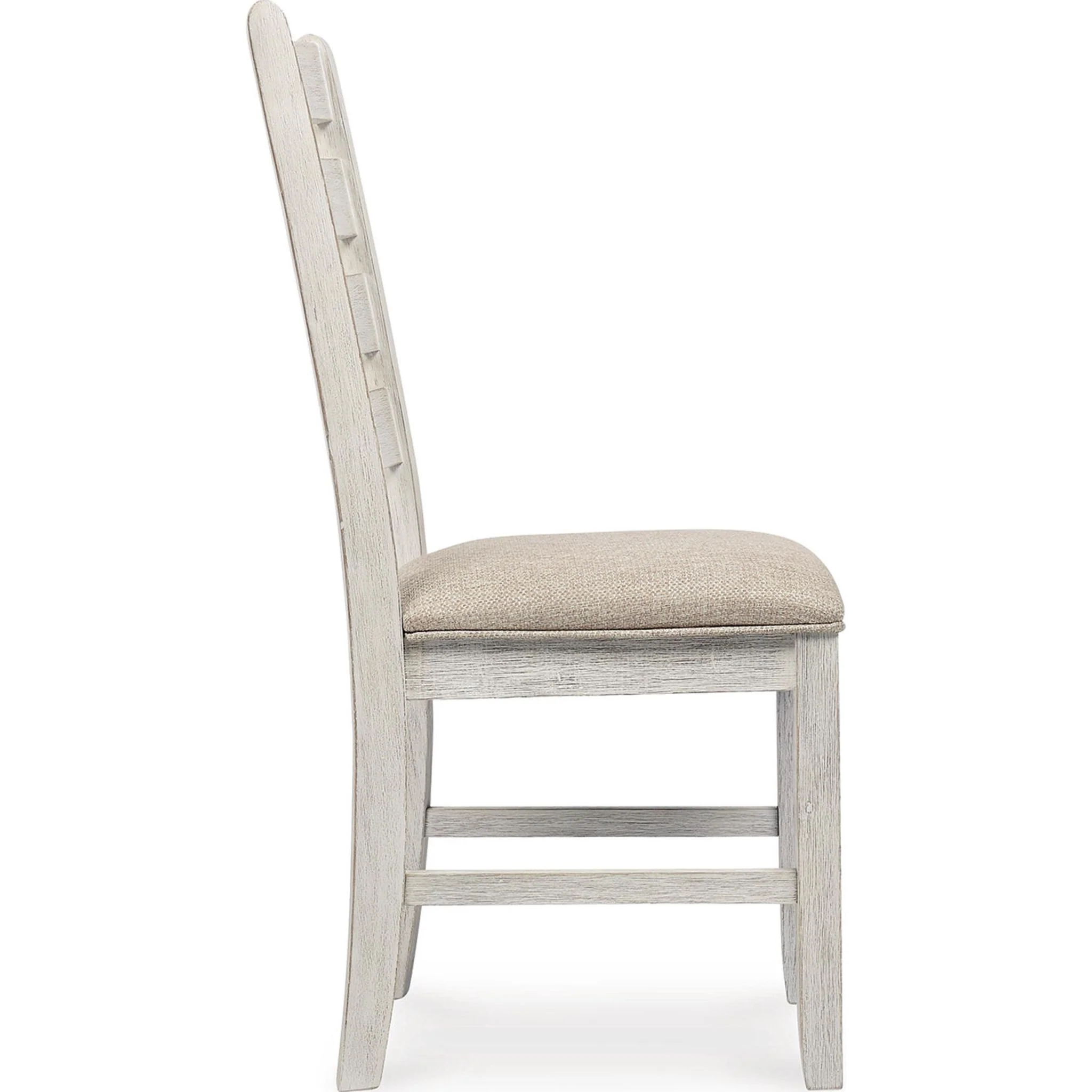 Skempton Side Chair - White/Light Brown - (D394-01) - Image 13