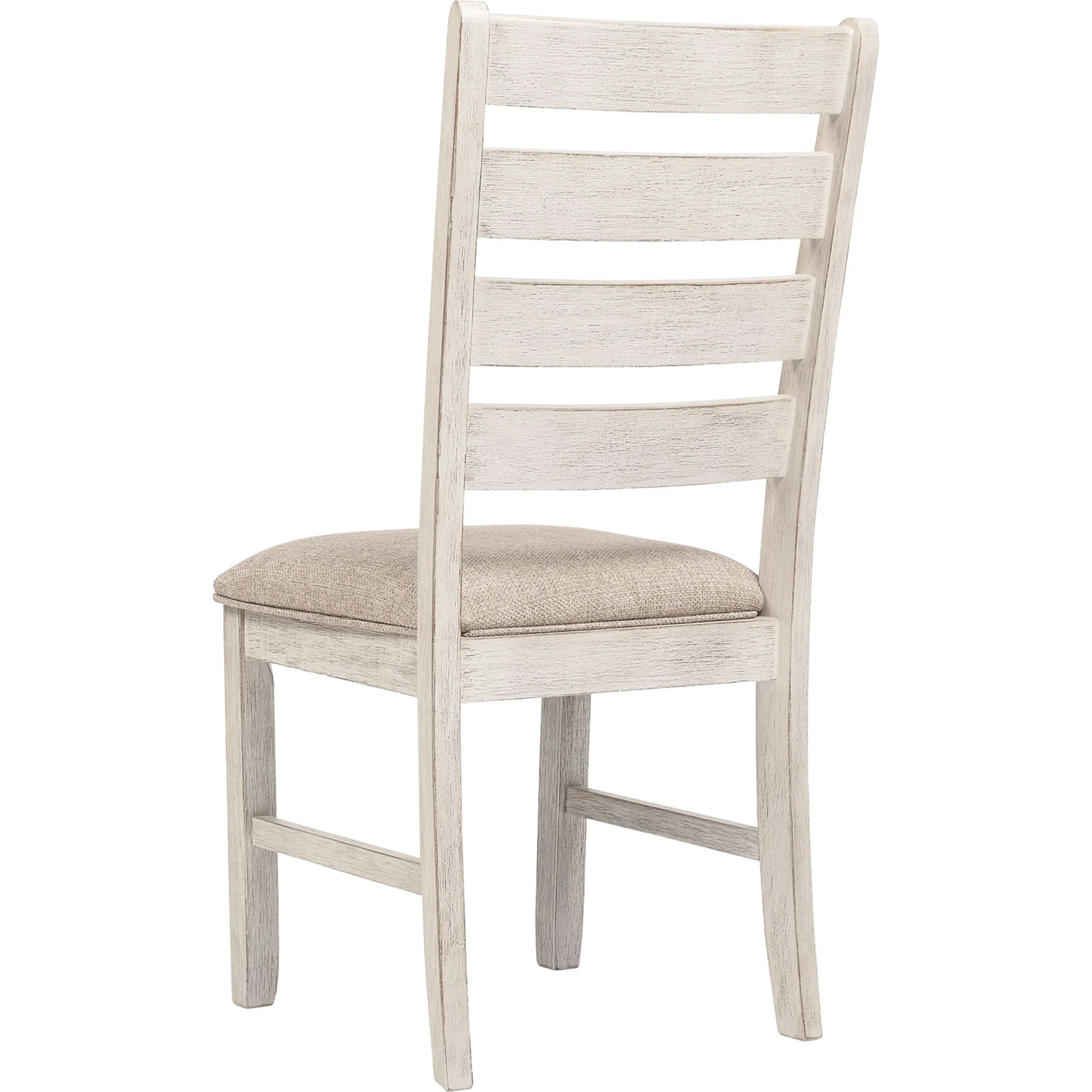 Skempton Side Chair - White/Light Brown - (D394-01) - Image 4