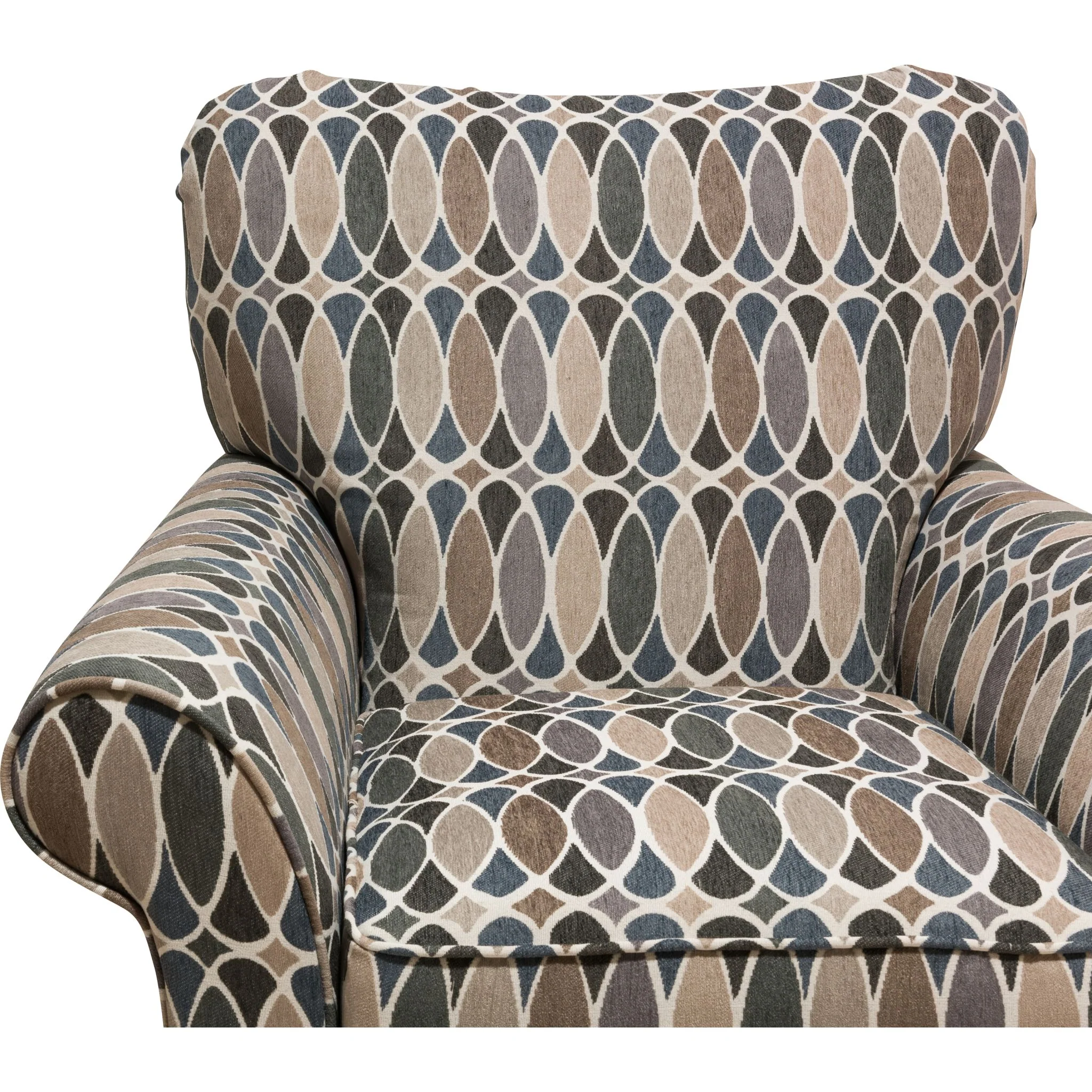 Skye Chair - Deco Shapes Shale - Image 3