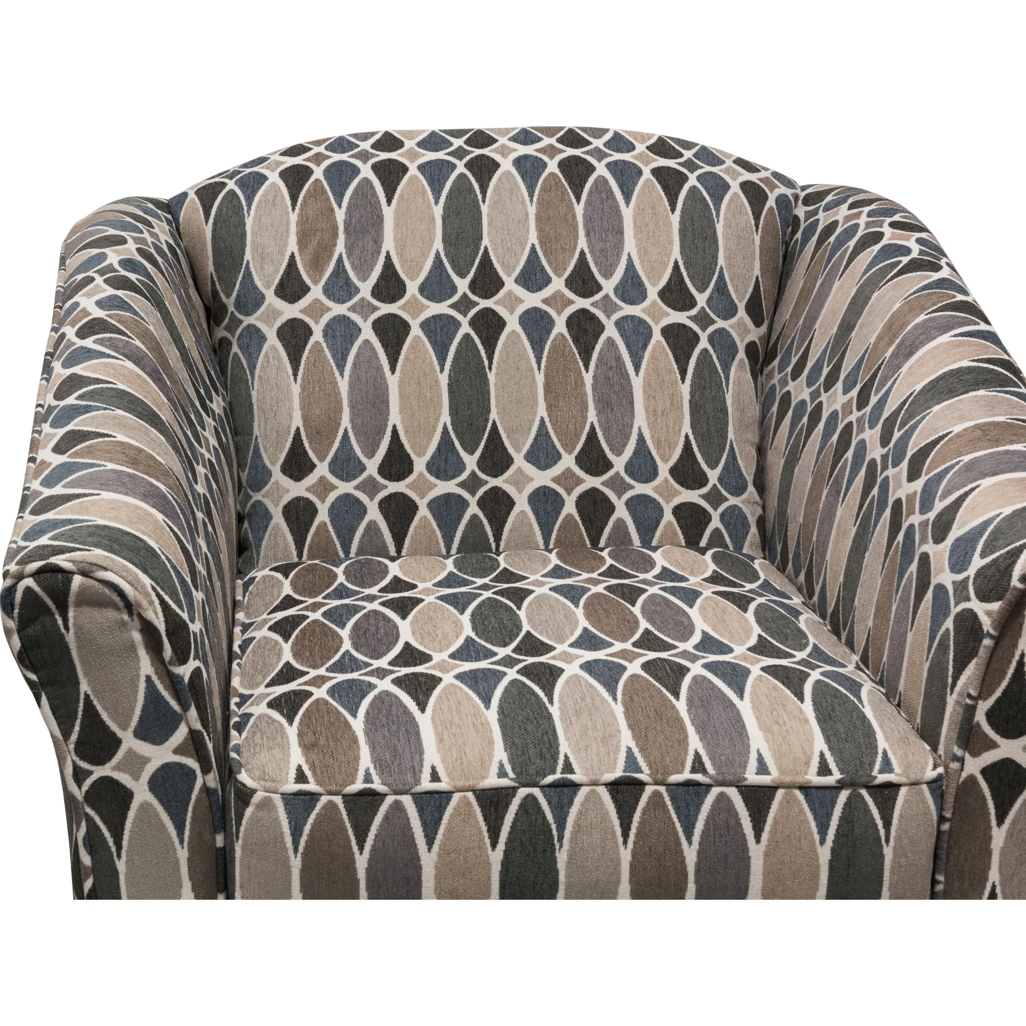 Skye Chair - Deco Shapes Shale - Image 3