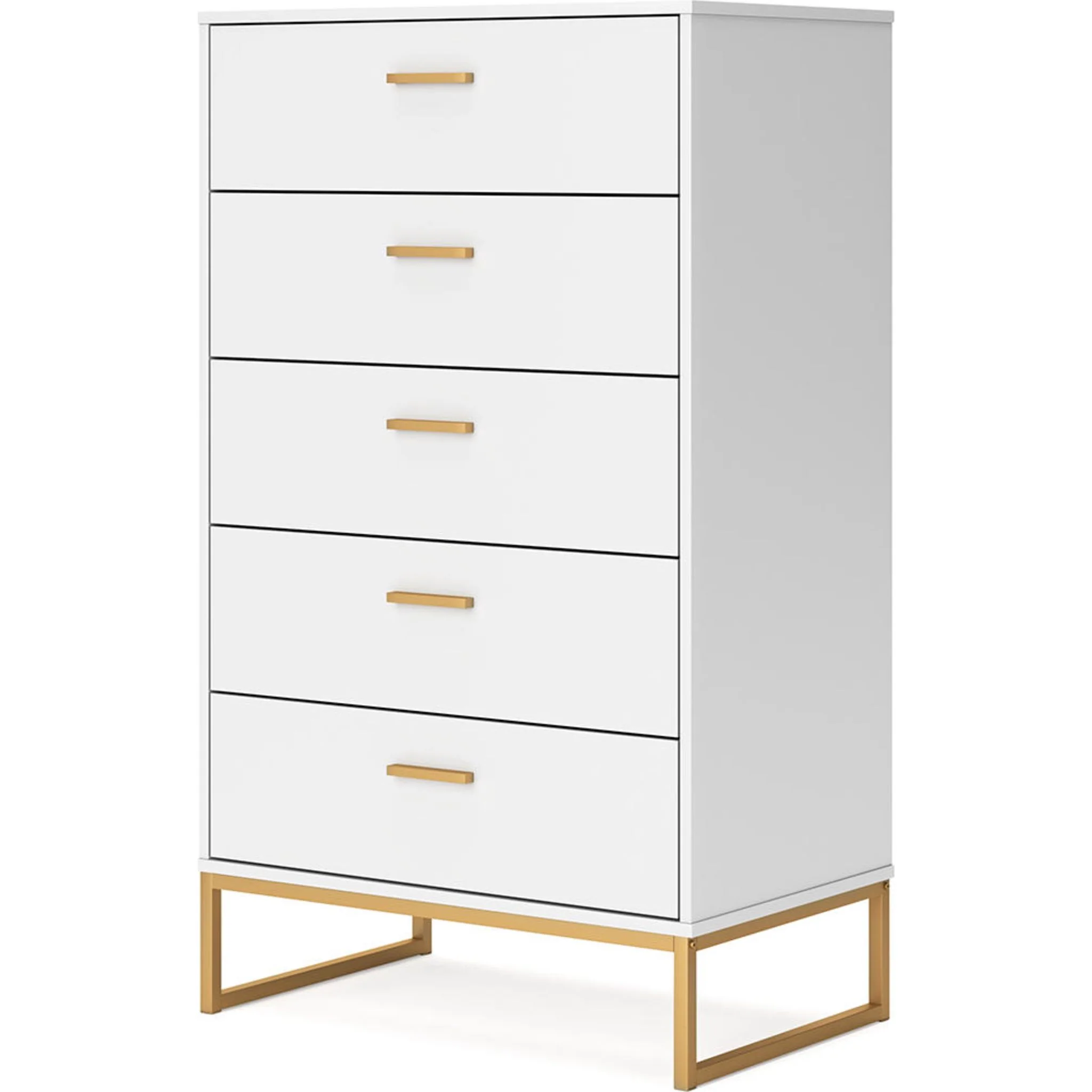 Socalle Chest - White/Goldtone - Image 3
