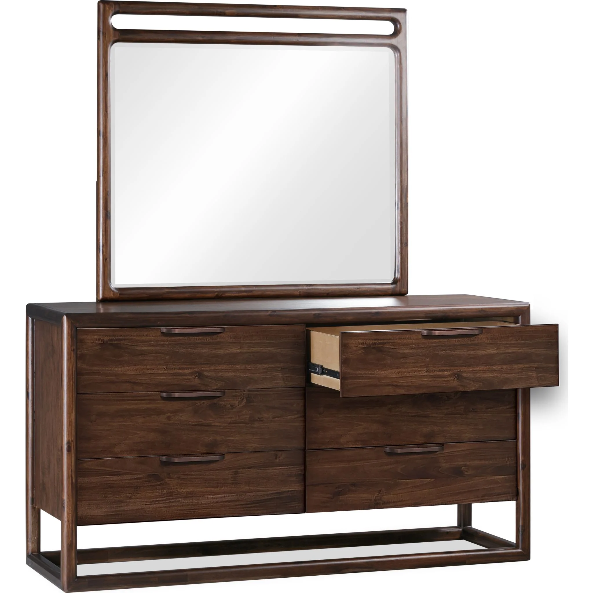 Sol Dresser and Mirror - Brown Spice - Image 5