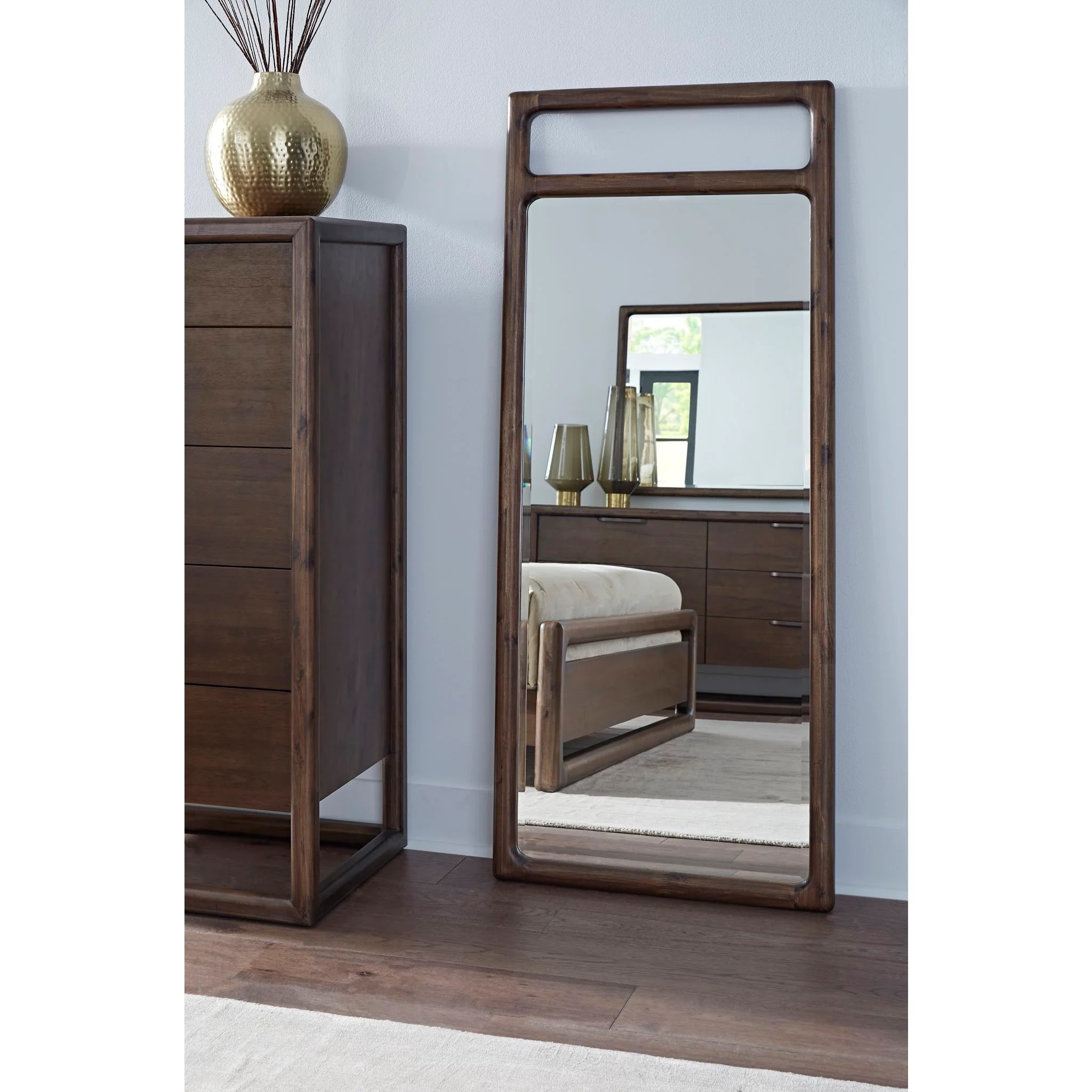 Sol Floor Mirror - Brown Spice - Image 2