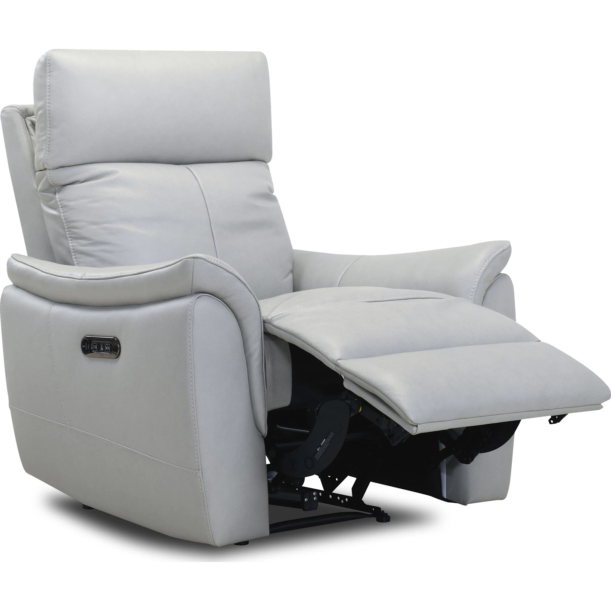 Solace Power Recliner w/Power Headrest - Ranger Dove Grey