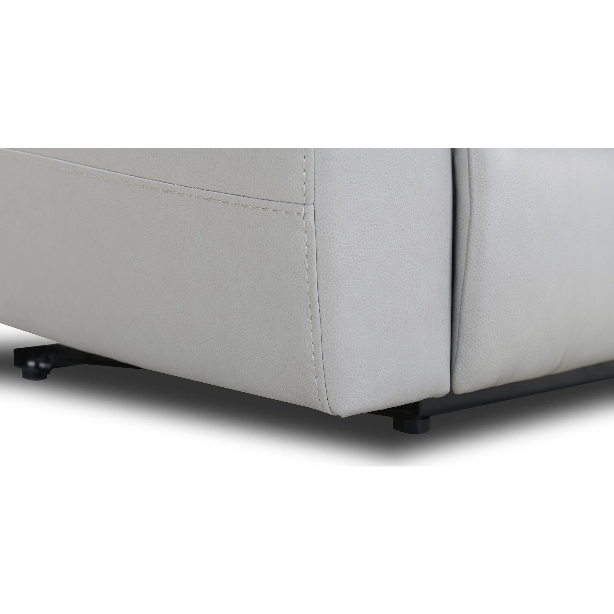 Solace Power Reclining Loveseat With Power Headrest - Ranger Dove Grey - Image 6