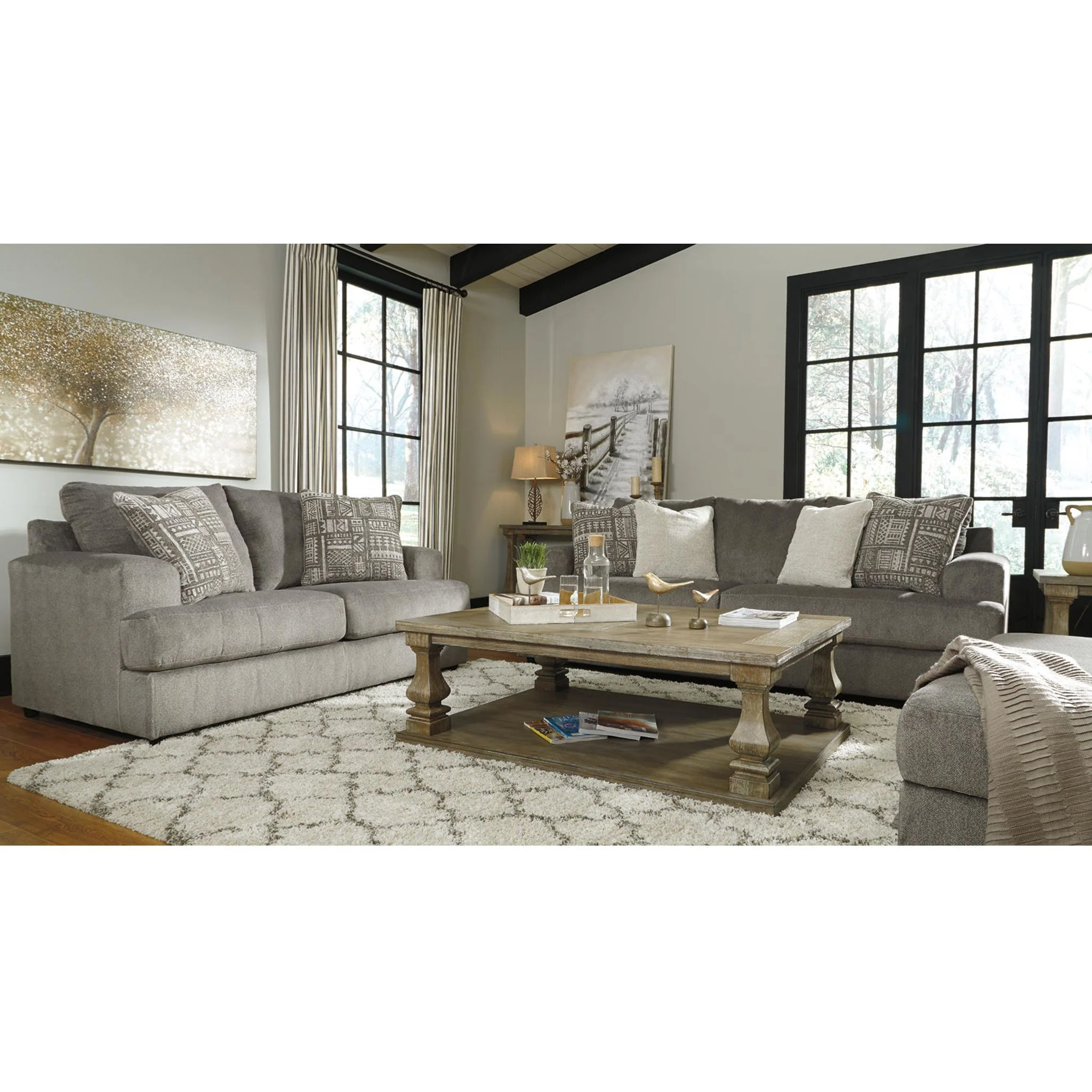 Soletren Loveseat - Ash - Image 11