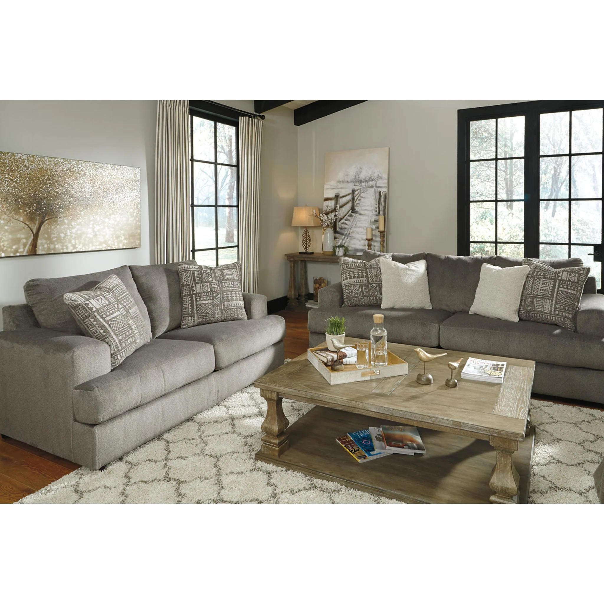 Soletren Loveseat - Ash - Image 12