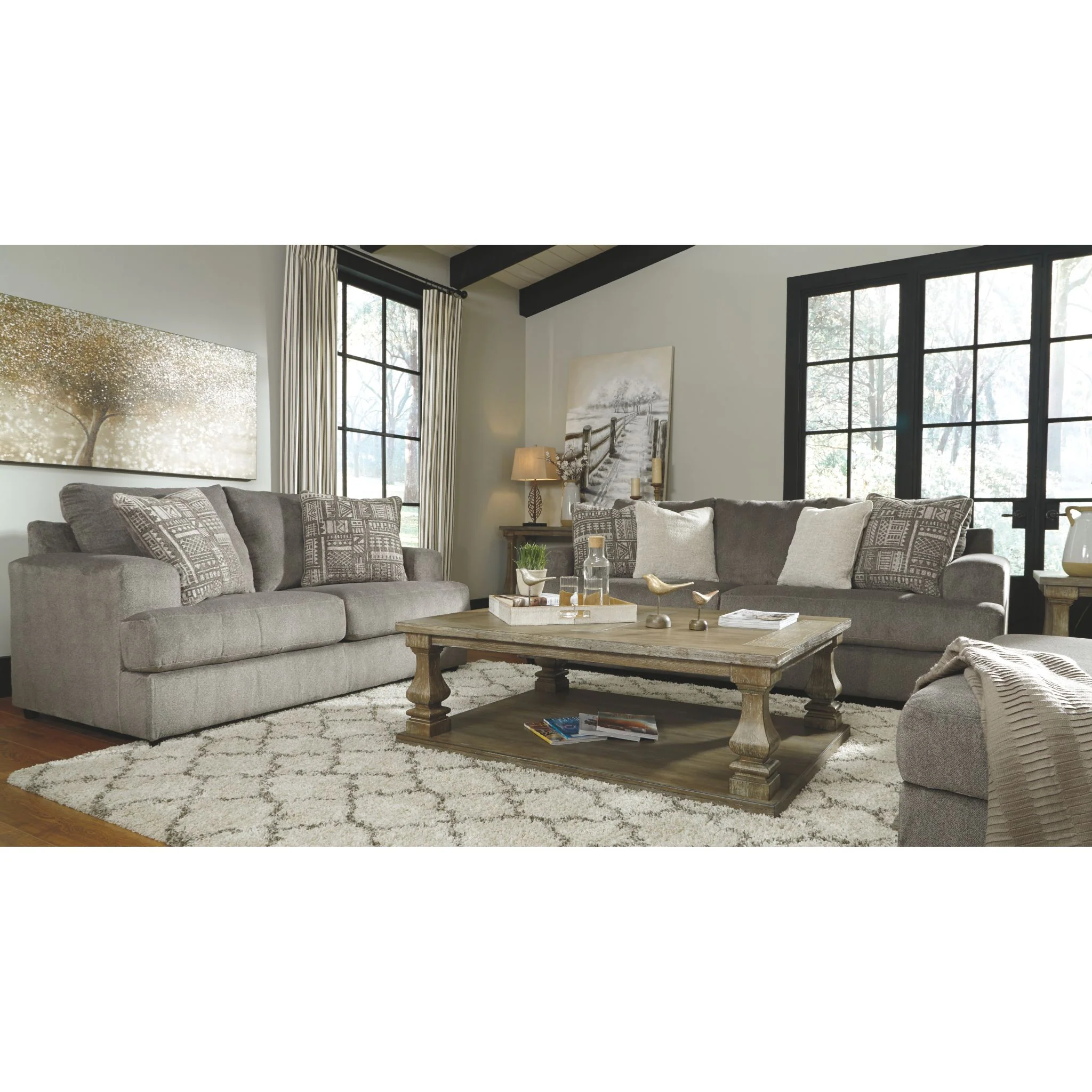 Soletren Loveseat - Ash - Image 6