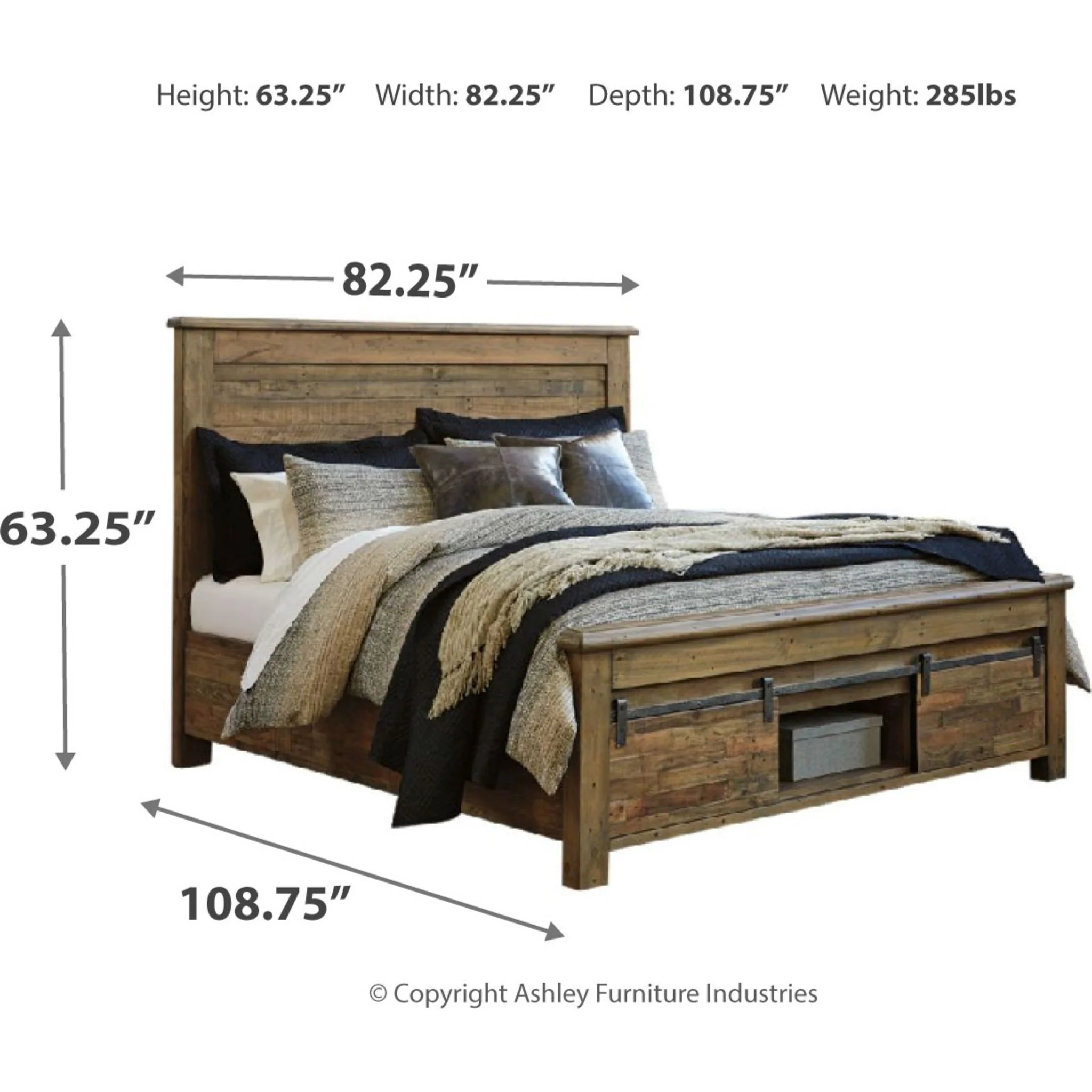 Sommerford 5 Piece Bedroom Package - Brown - Image 5