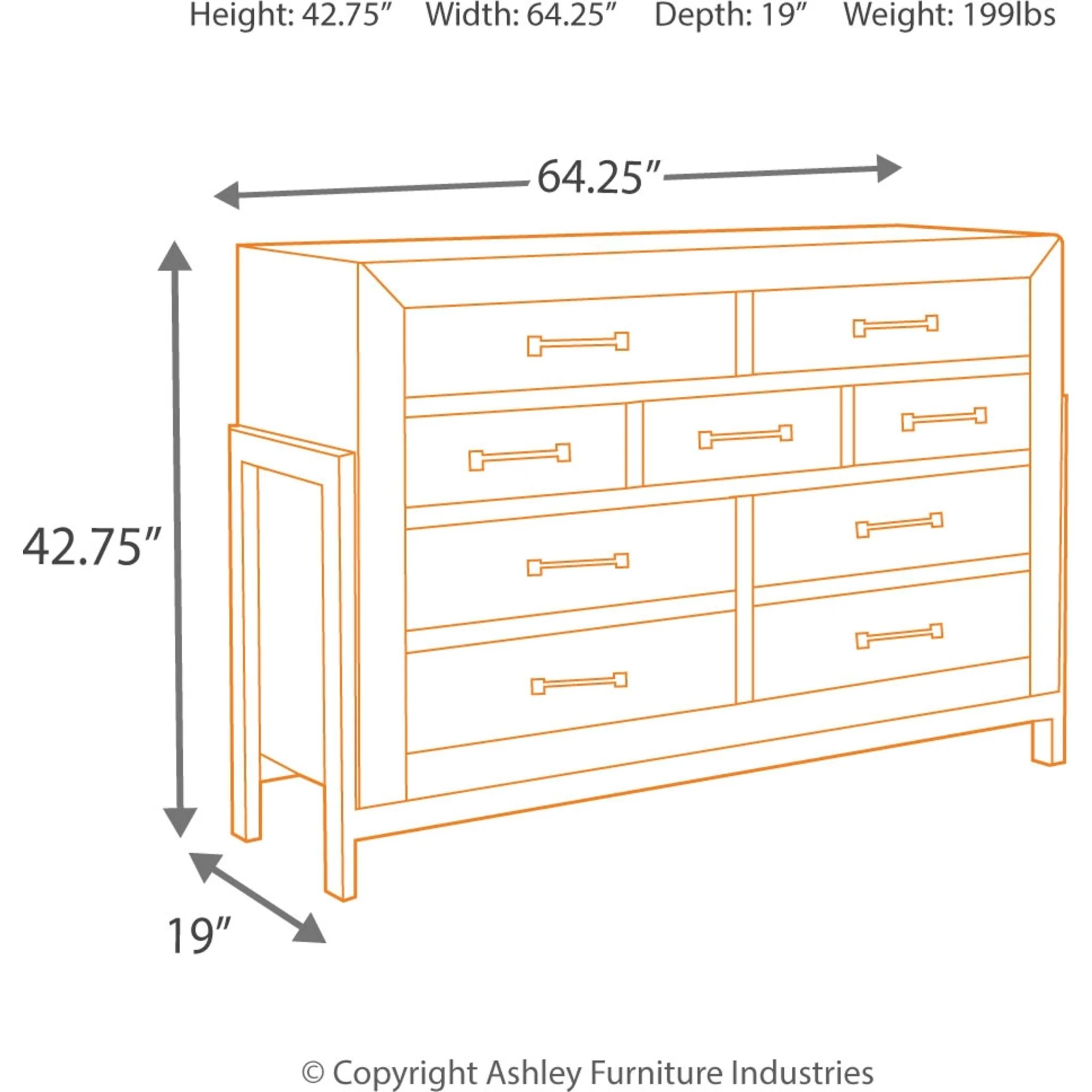 Sommerford Dresser - Brown - Image 4