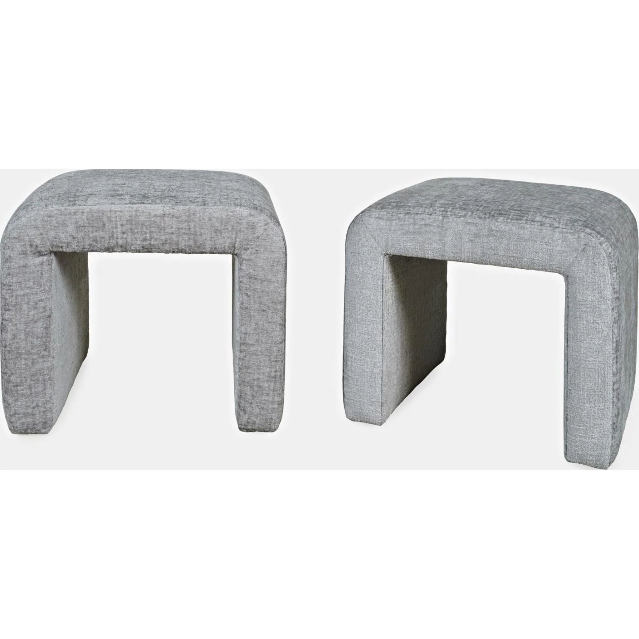 Sophia Bench (Set of 2) - Grey