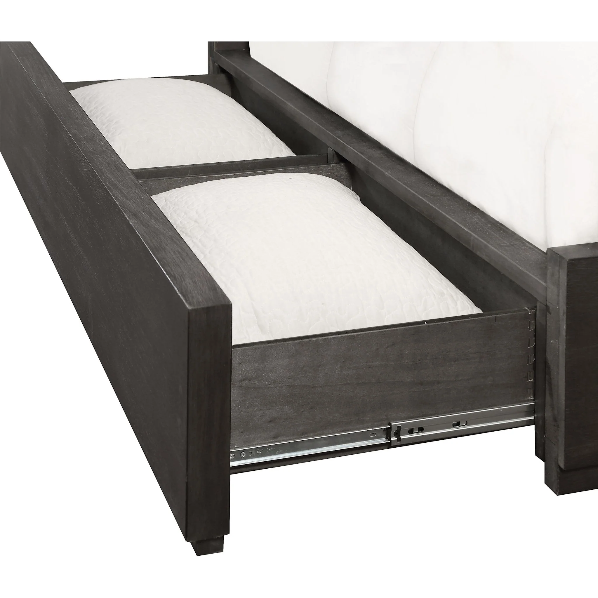 Stafford 6 Piece Full Storage Bedroom - Basalt Grey - Image 5
