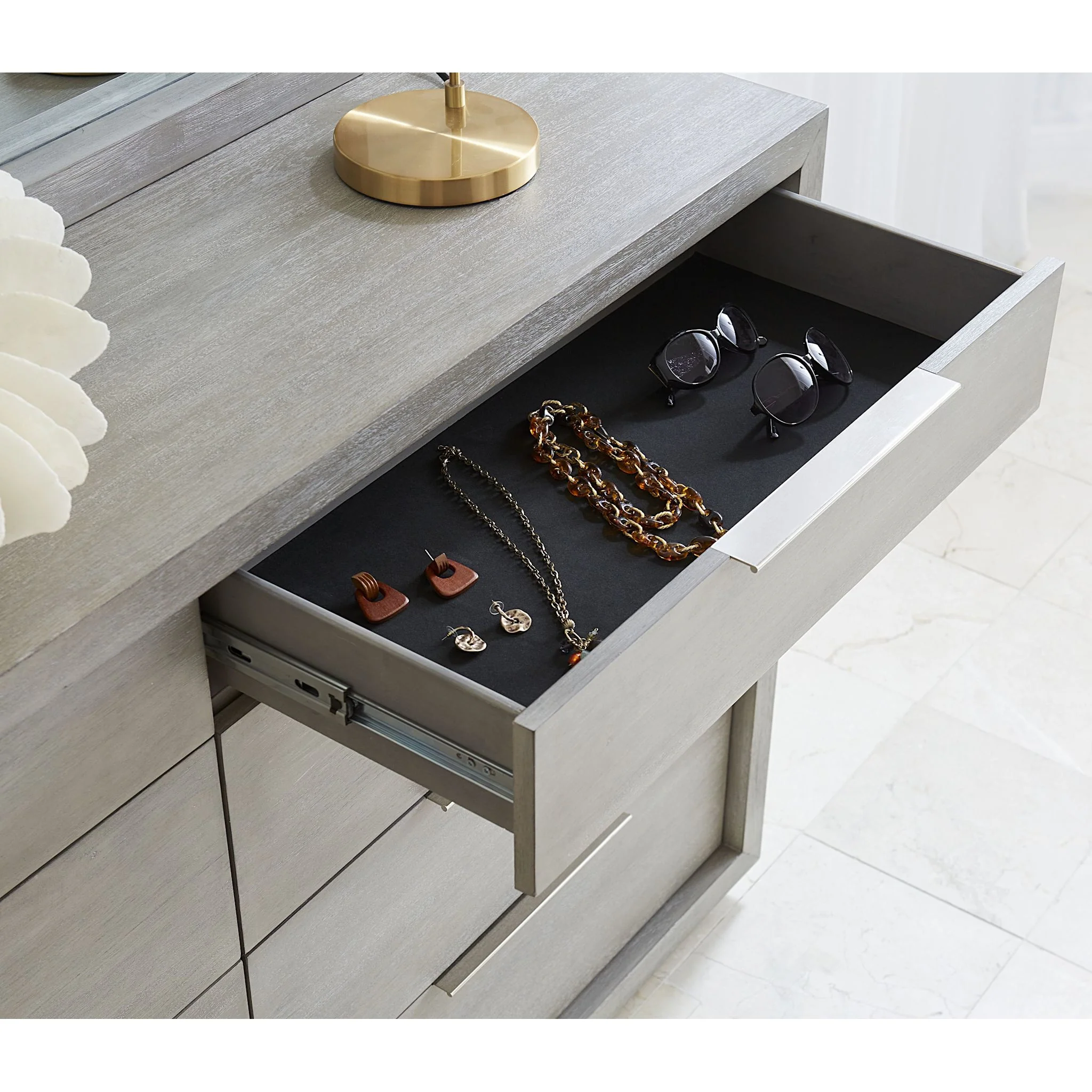 Stafford 6 Piece Queen Storage Bedroom - Mineral - Image 11