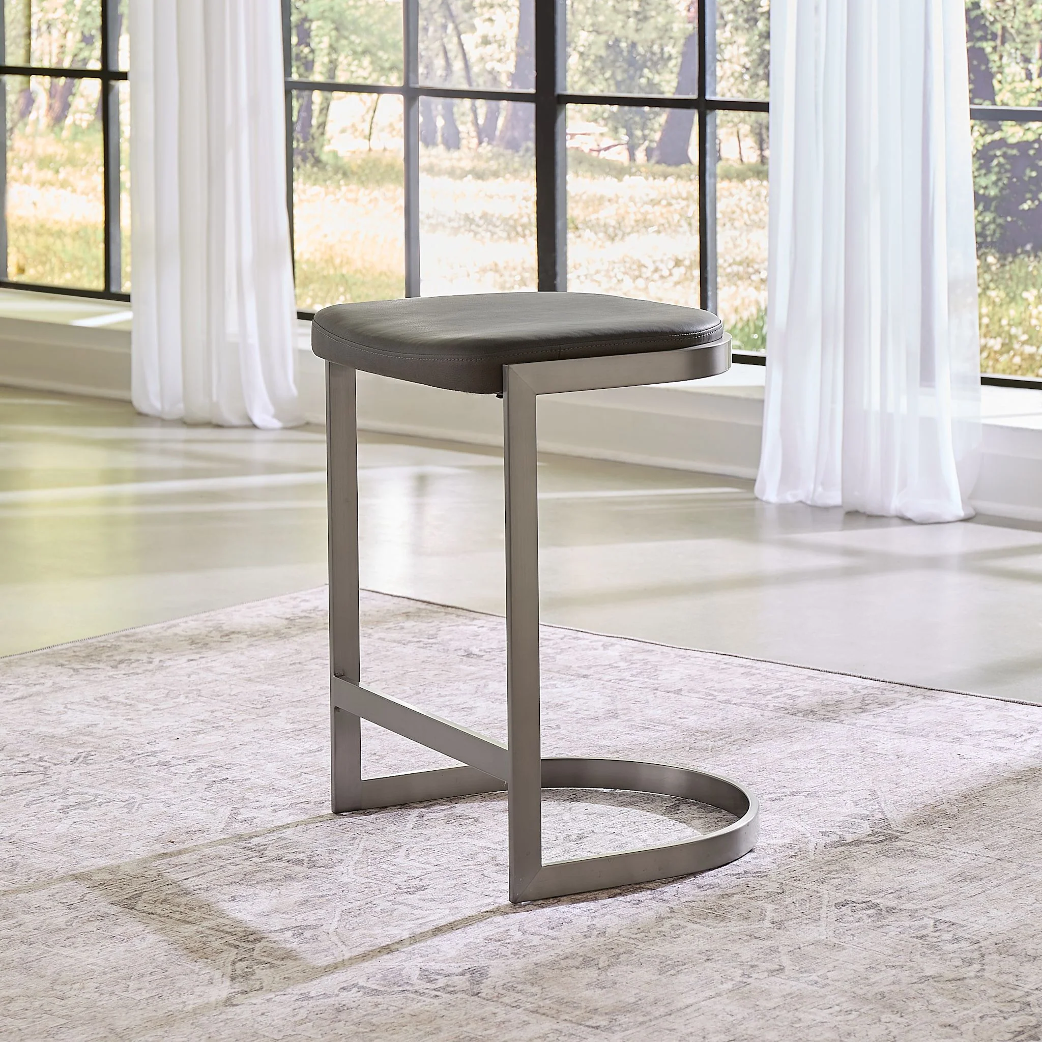 Stafford Counter Height Stool - Mocha - (AZU570) - Image 2