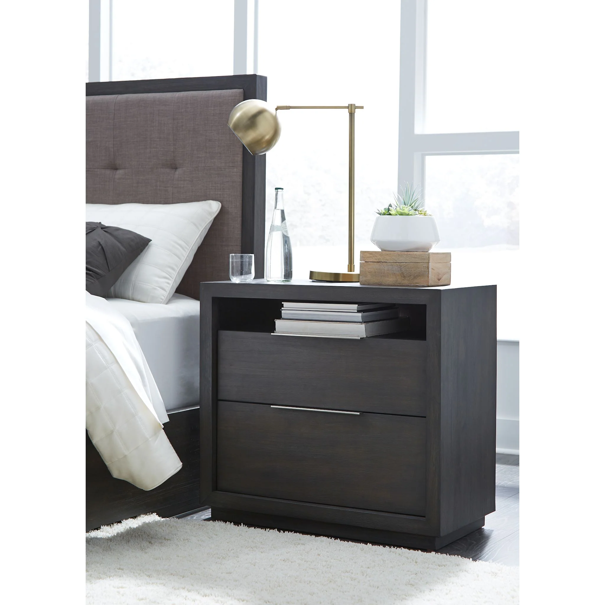 Stafford Nightstand - Basalt Grey - Image 2