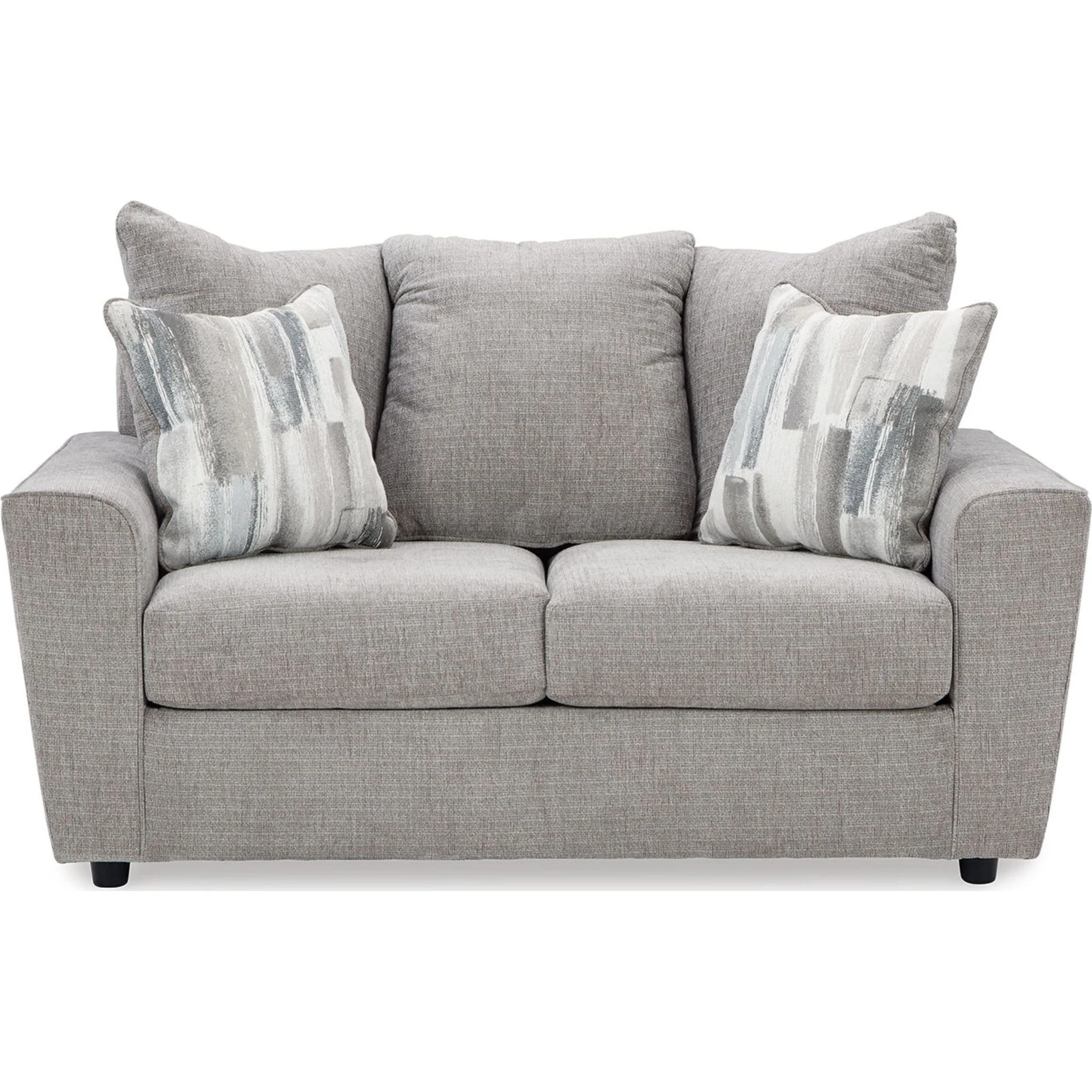 Stairatt Loveseat - Gravel - Image 20