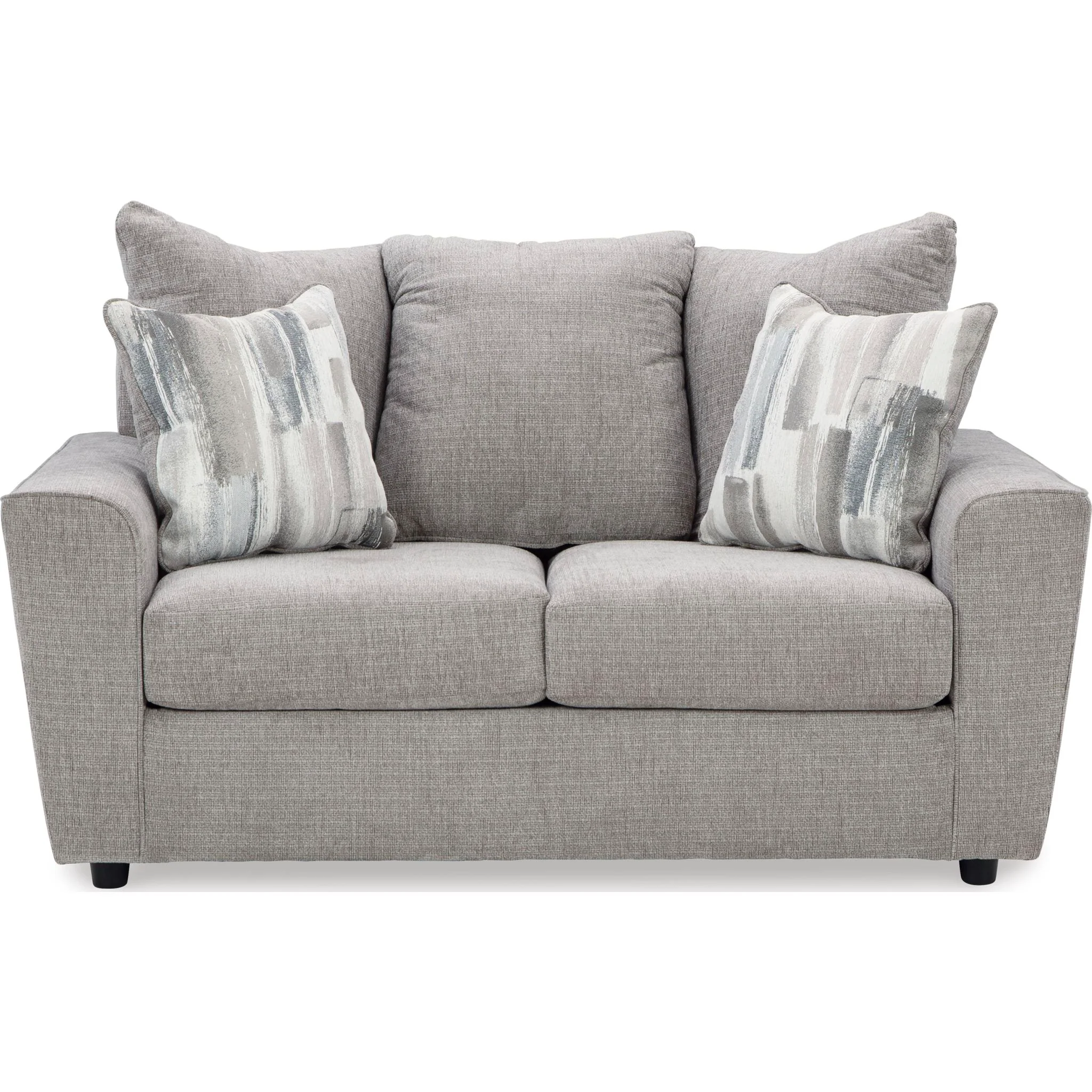 Stairatt Loveseat - Gravel - Image 6